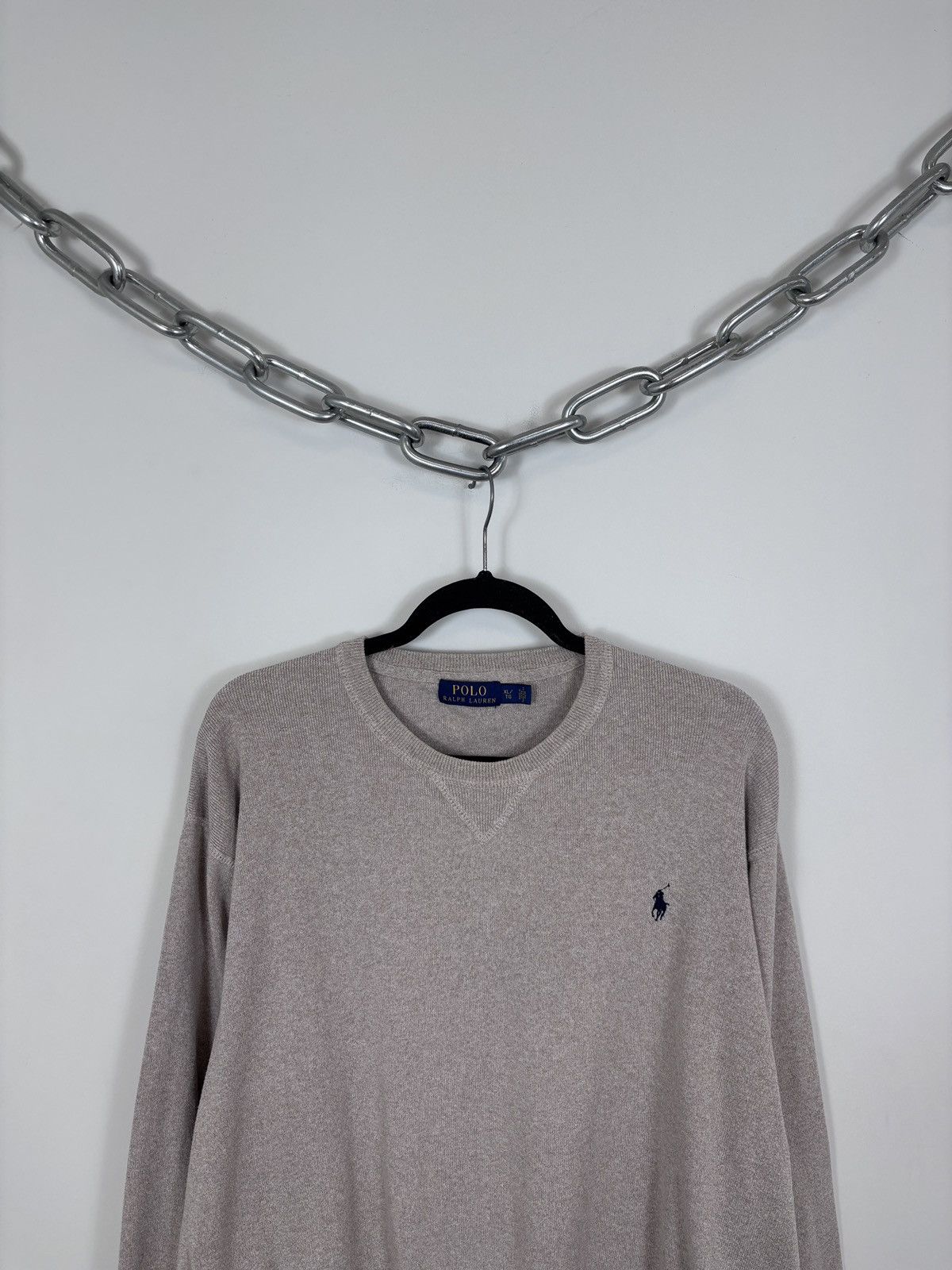 Polo Ralph Lauren Polo Ralph Lauren Men’s Sand Beige Sweater Crewneck Size US XL / EU 56 / 4 - 2 Thumbnail