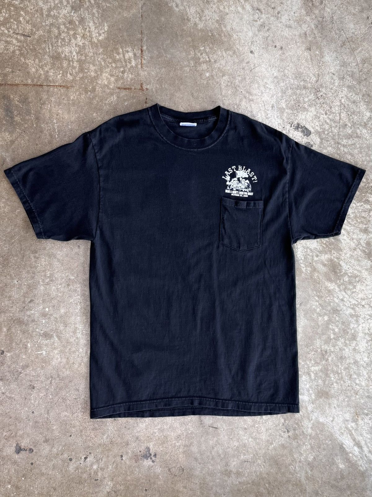Vintage Y2K 2001 Last Blast Summer American Flag Lets Roll Tee Large Size US L / EU 52-54 / 3 - 5 Thumbnail