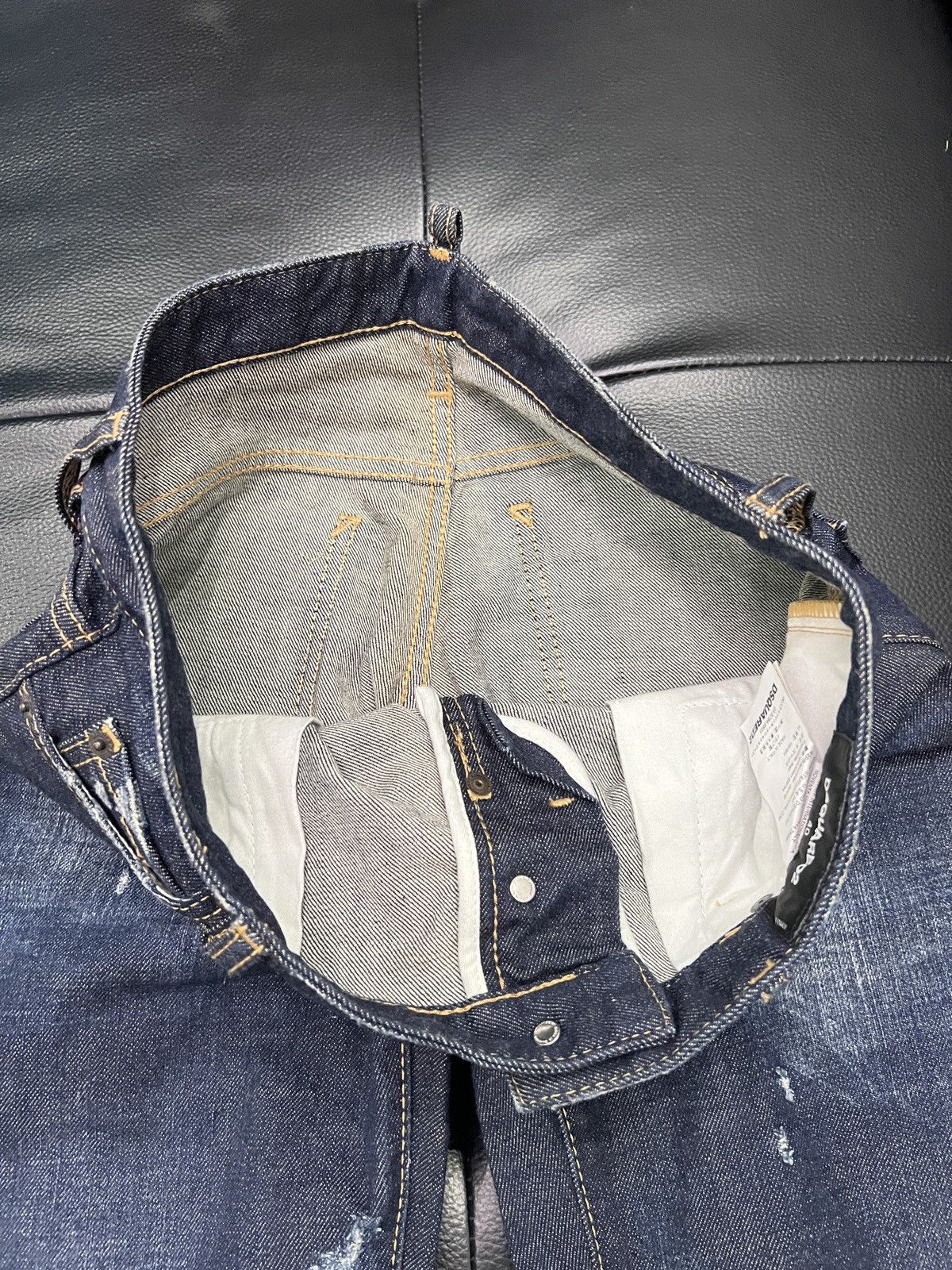Dsquared2 Dsquared2 SS14 Distressed Denim Jeans Size 27" / US 4 / IT 40 - 8 Thumbnail