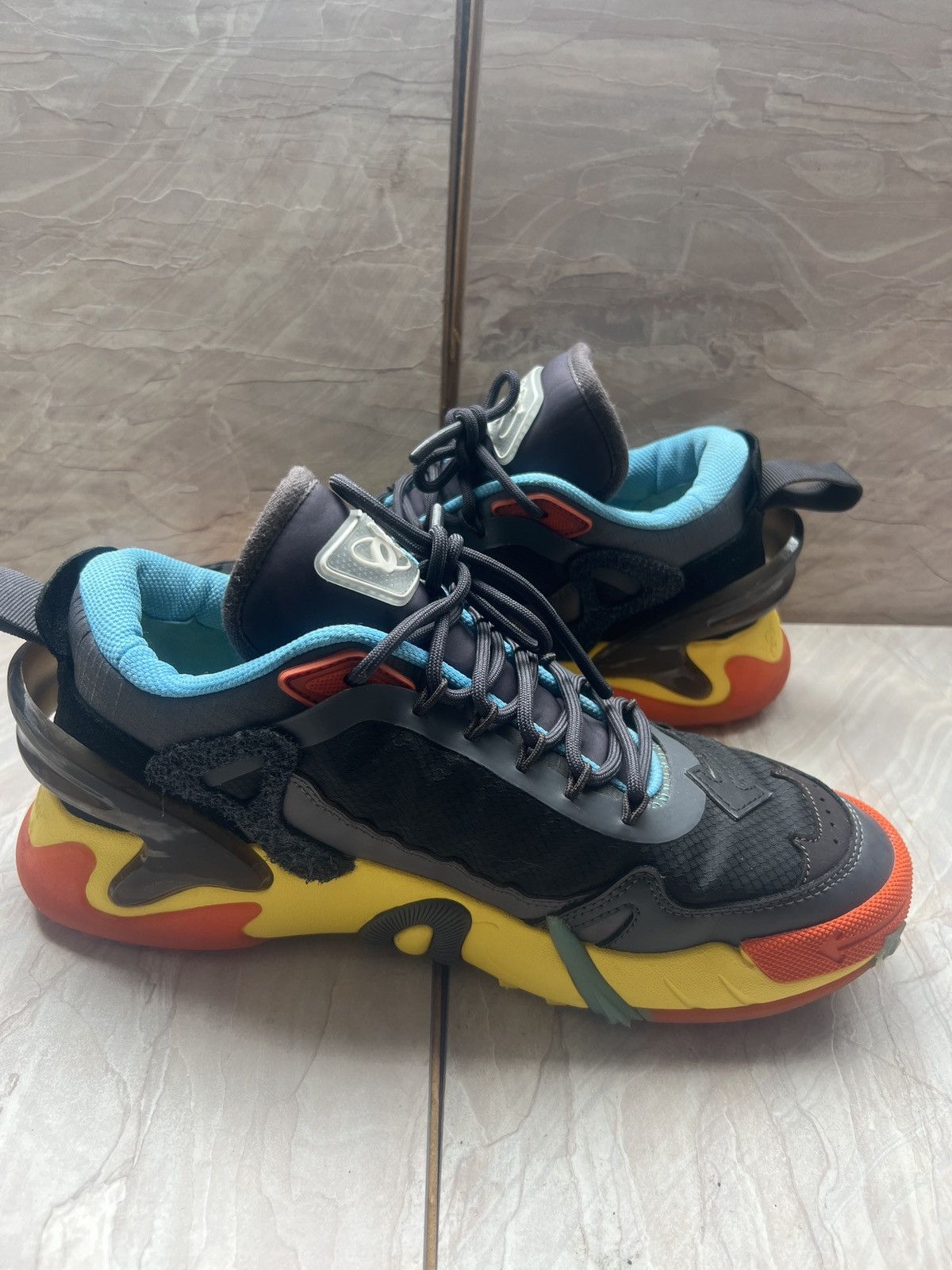 Off-White Off White ODSY 2000 Black Yellow Orange Size US 9 / EU 42 - 3 Thumbnail