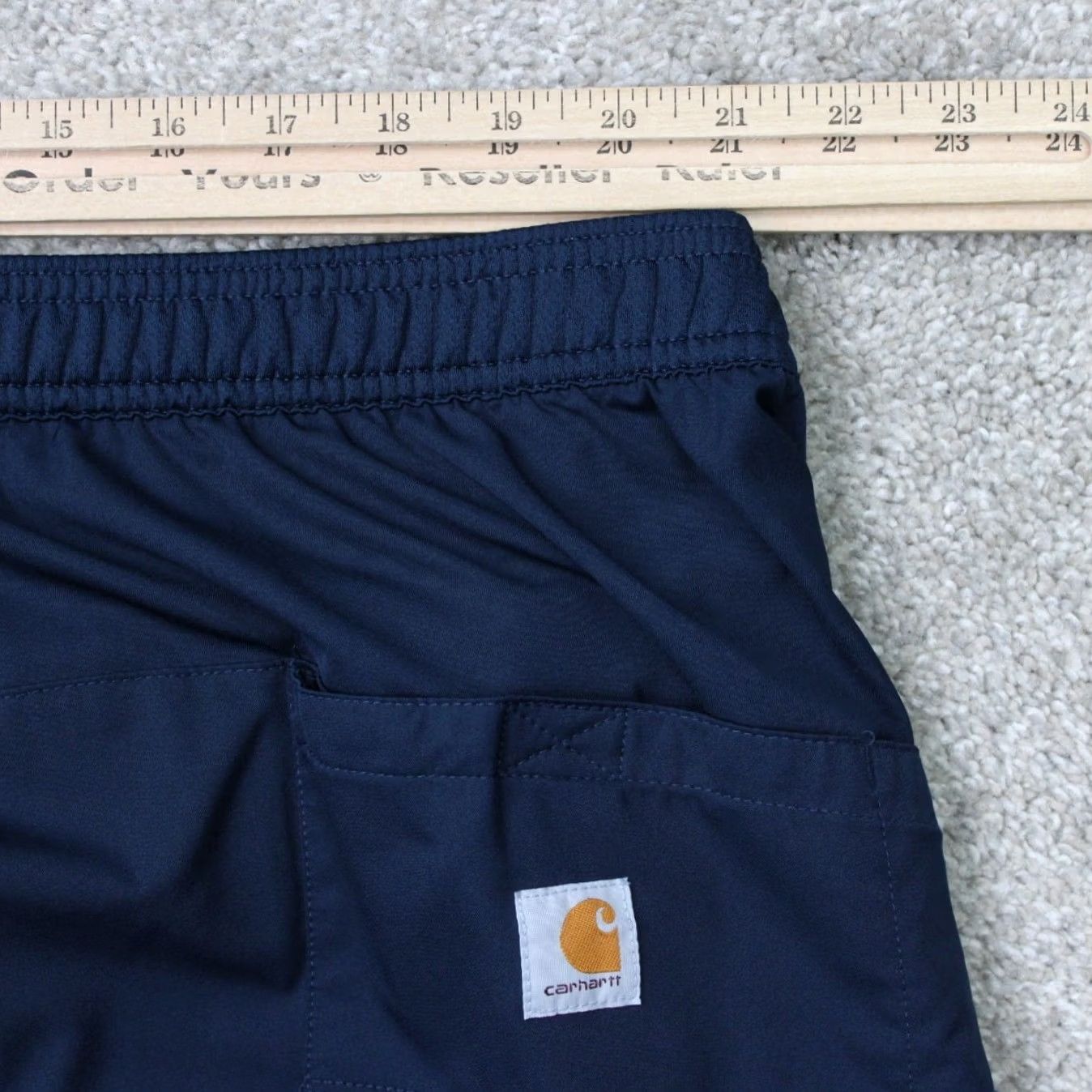 Carhartt Carhartt Pants Mens 3XL Blue Straight Leg Cargo Pocket 5-Pocket Design Workwear Casual Men Regular Size US 39 - 7 Thumbnail