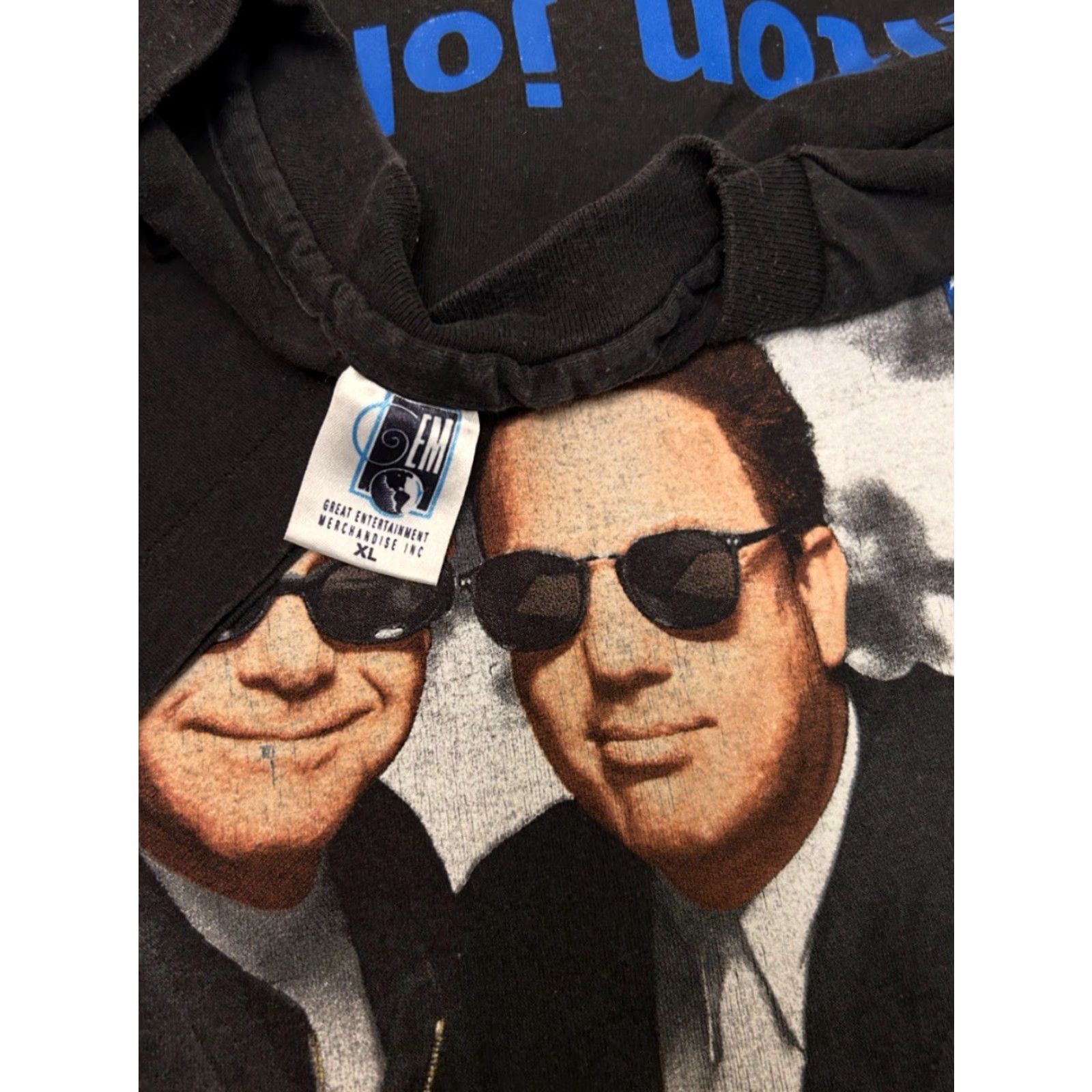 Vintage VINTAGE Elton John Billy Joel Tour 1995 Tee Shirt Band Mens XL Black 90s Music VTG Shirt Size US XL / EU 56 / 4 - 3 Thumbnail