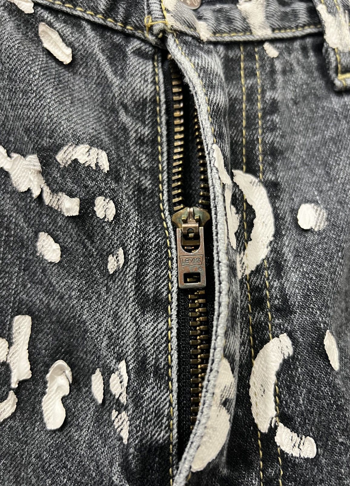 Junya Watanabe JW CDG Man x 10 Corso Como - S/S03 Hand Painted Levi’s Denm Size US 34 / EU 50 - 7 Thumbnail