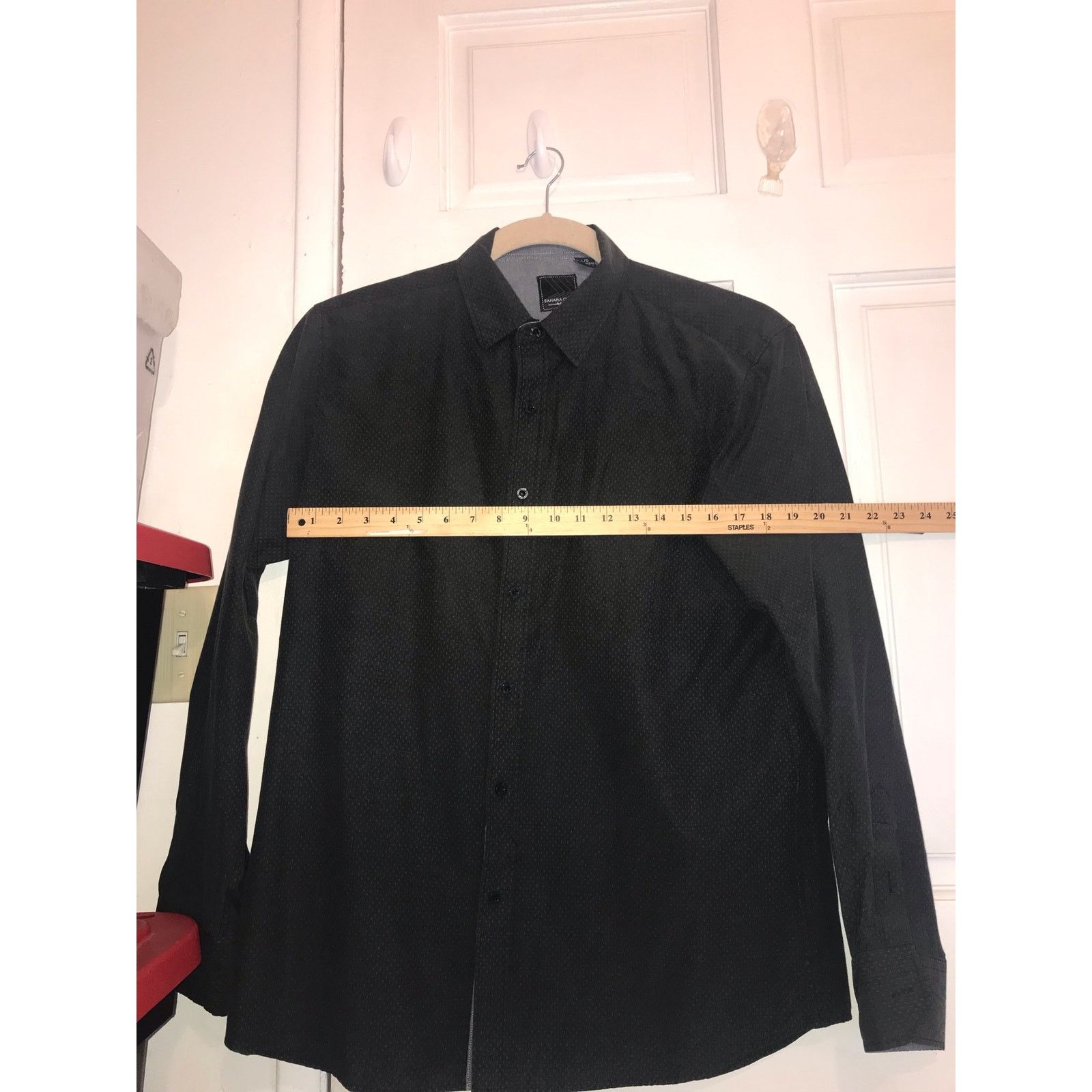 Sahara Club SAHARA CLUB Shirt Men's L Black LS RN#66918 Size US L / EU 52-54 / 3 - 6 Thumbnail