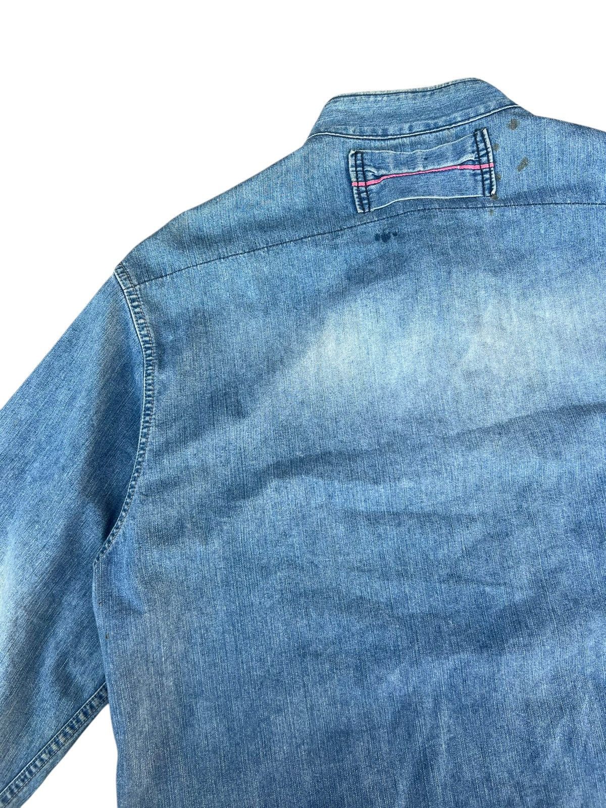 Blue Blue Japan Vintage Blue Blue Japan Dirty Mud Stains Denim Jacket Size US L / EU 52-54 / 3 - 18 Thumbnail