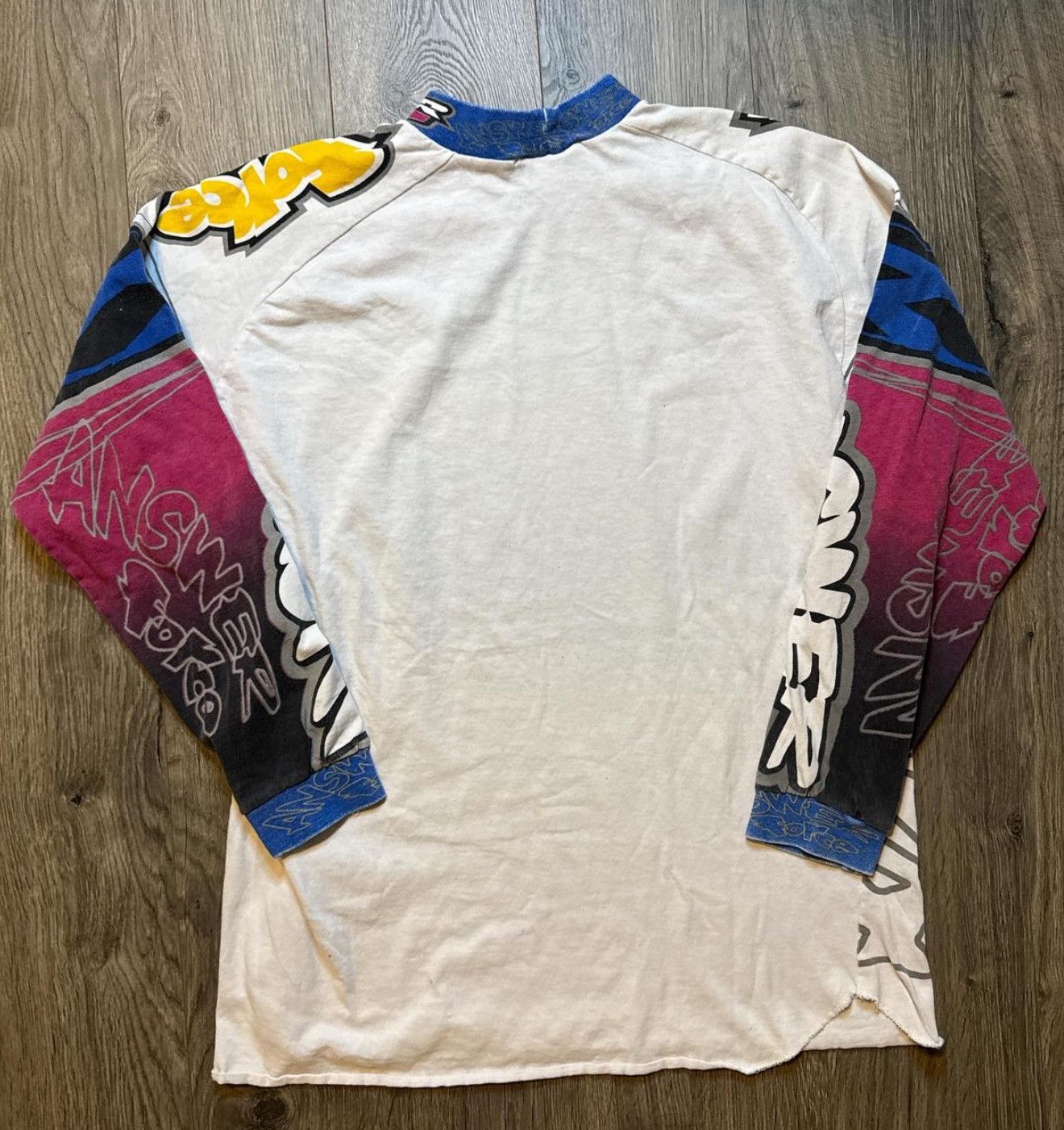 Other 90s nos Answer Motocross Dirtbike jersey Size US L / EU 52-54 / 3 - 3 Thumbnail