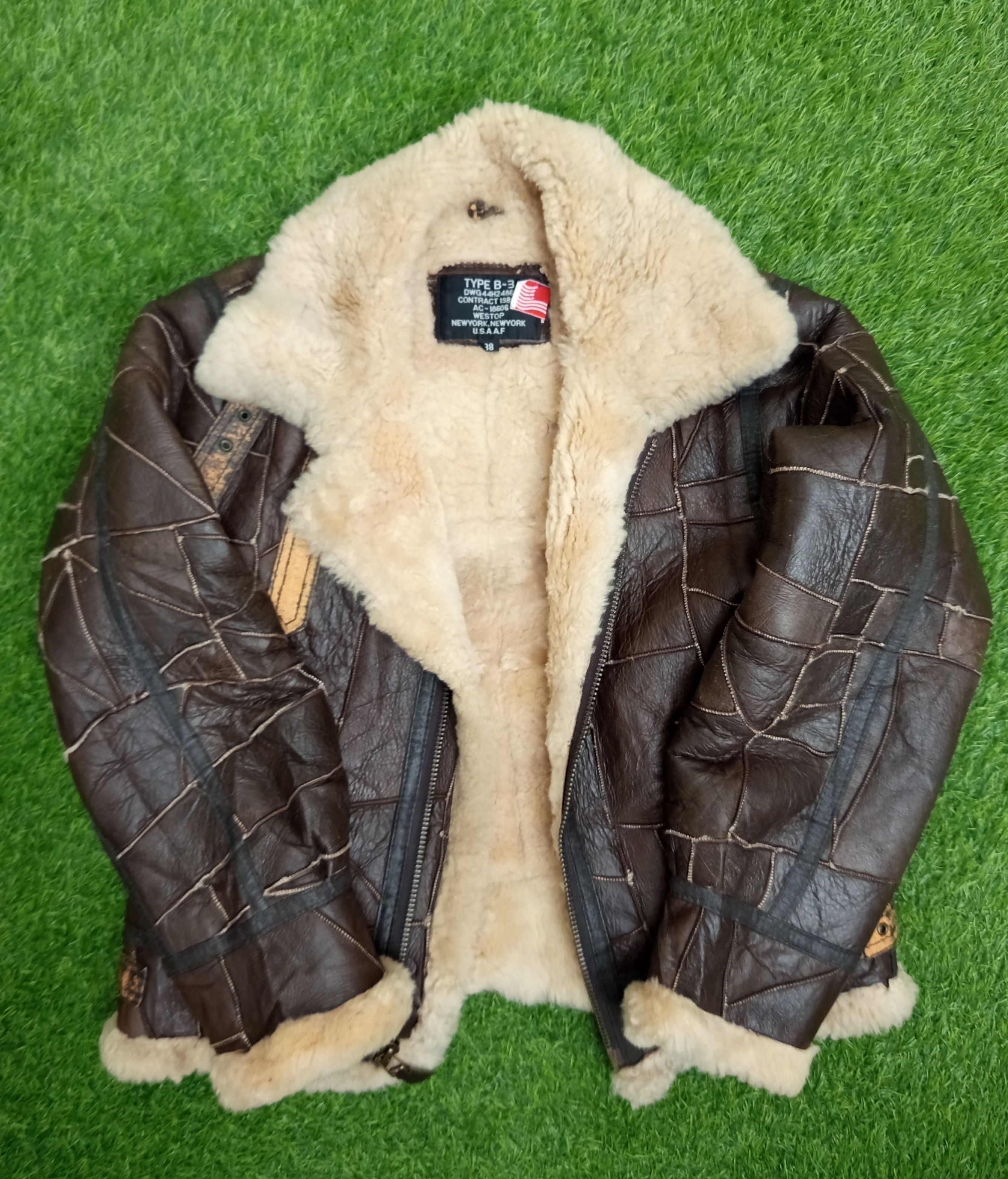 ジャケット・アウター B-3 WESTOP NEWYORK. NEWYORK U.S.A.A.F 38 B-3 WESTOP NEWYORK. NEWYORK U.S.A.A.F 38 - メルカリ