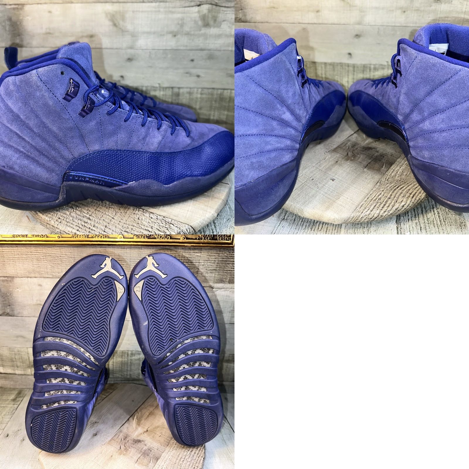 Jordan Brand Nike Air Jordan 12 Retro Deep Royal Blue Suede Sneaker Mens Size 12 Size US 11 / EU 44 - 8 Thumbnail