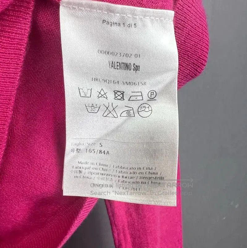 Valentino Valentino Pink Cotton Women's Cardigan . Size S / US 4 / IT 40 - 4 Thumbnail