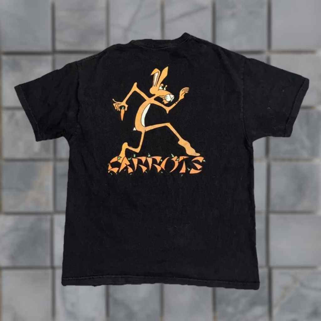 Vintage **Anwar Carrots Black Large Graphic T-Shirt** User: Anwar Carrots Black Large Graphic T-Shirt Size US L / EU 52-54 / 3 - 1 Thumbnail