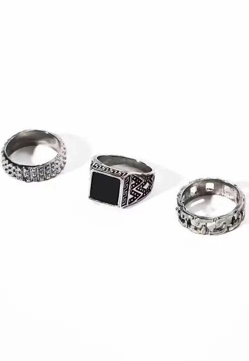Jewelry × Vintage Self Making Ring Set in Silver Size ONE SIZE - 4 Thumbnail