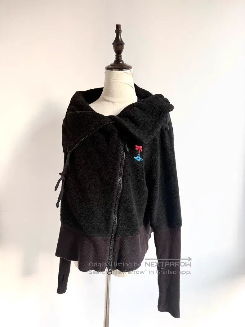 Vivienne Westwood Black Fleece Turn-Down Collar Saturn Jac