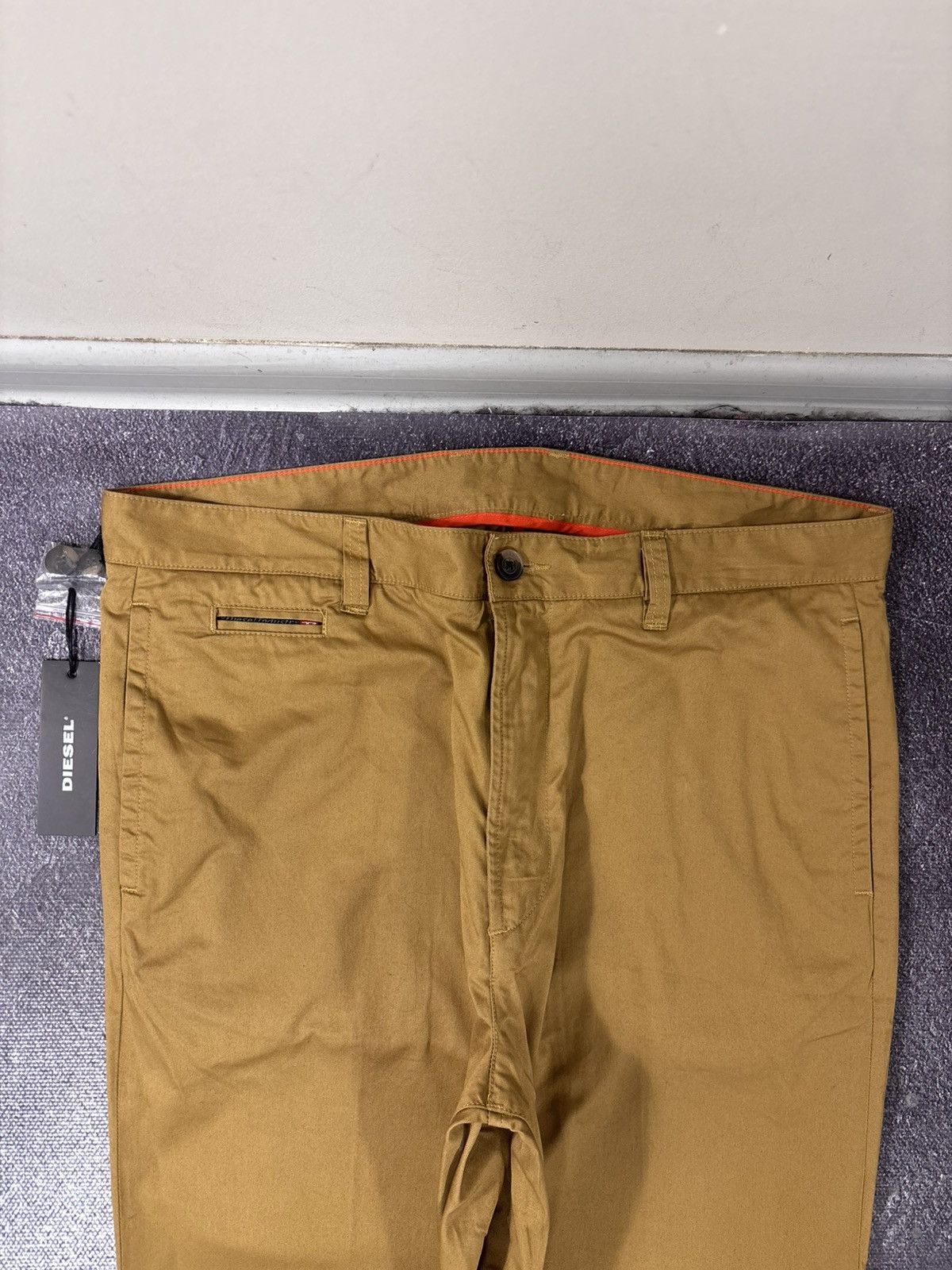 Diesel Diesel P-Madox NWT Men’s Mustard Orange Straight Fit Pants Size US 32 / EU 48 - 5 Thumbnail