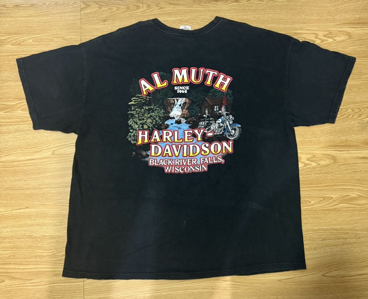 Harley Davidson vintage tshirt harley davidson al muth Size US XXL / EU 58 / 5 - 5 Thumbnail