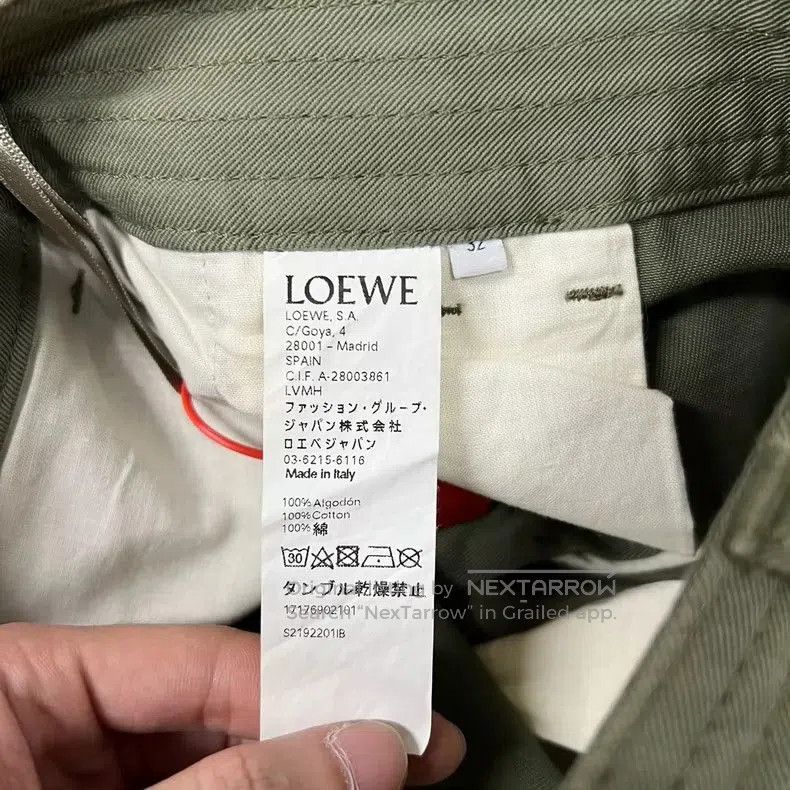 Loewe Loewe Green Cargo Pants Size 32. Size US 32 / EU 48 - 6 Thumbnail