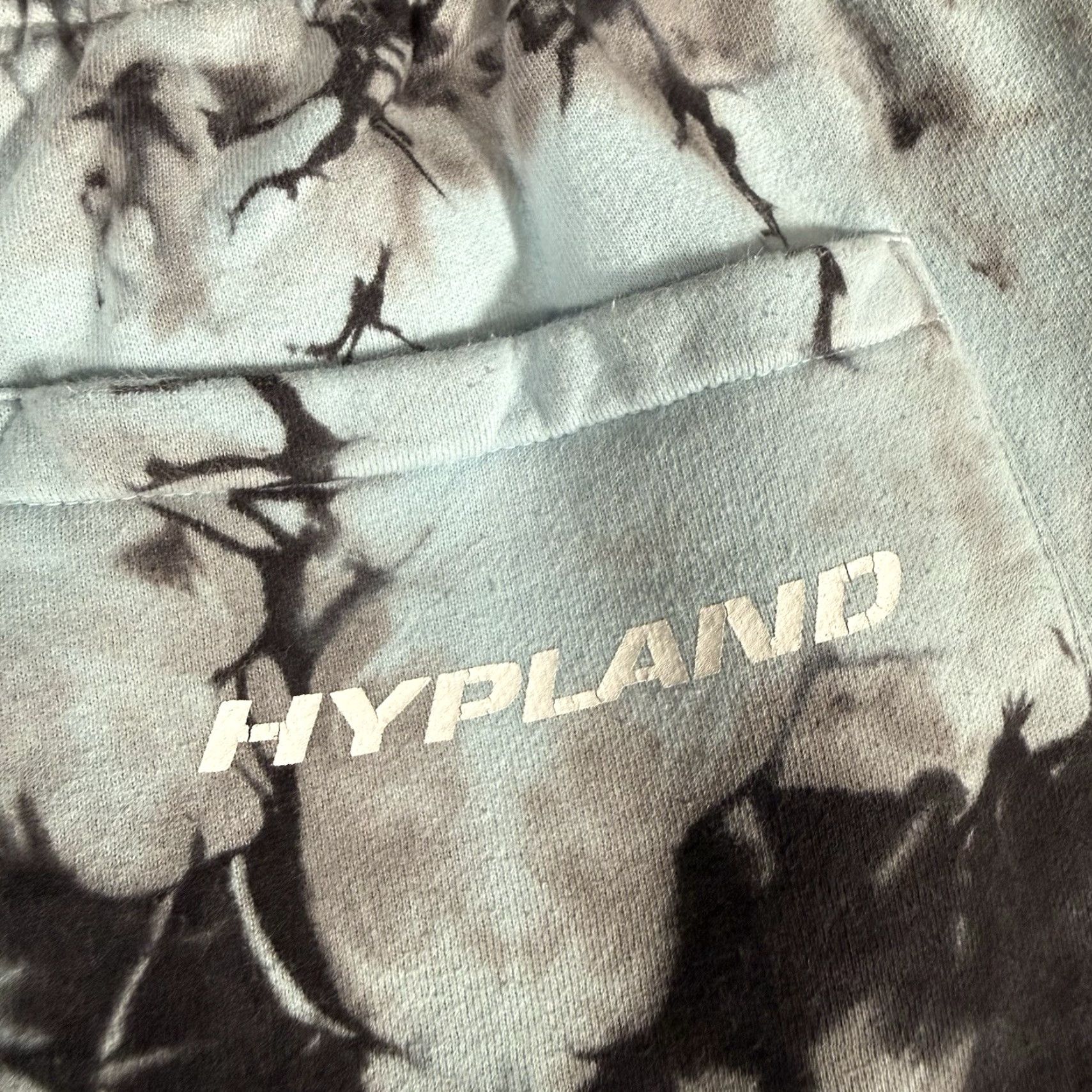 Hypland Hypland Hunter X Hunter Sweatpants Jogger Mens Small 29” Tie Dye Anime Blue Cotton Polyester Fleece Elastic Waist Inseam 29" Regular Pants Size US 29 - 6 Thumbnail