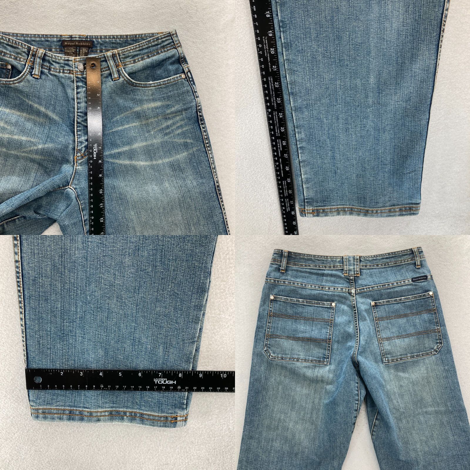 Royal Robbins VINTAGE Royal Robbins Jeans Mens 34x32 Relaxed Straight Leg Blue Denim Hong Kong Size US 34 / EU 50 - 8 Thumbnail