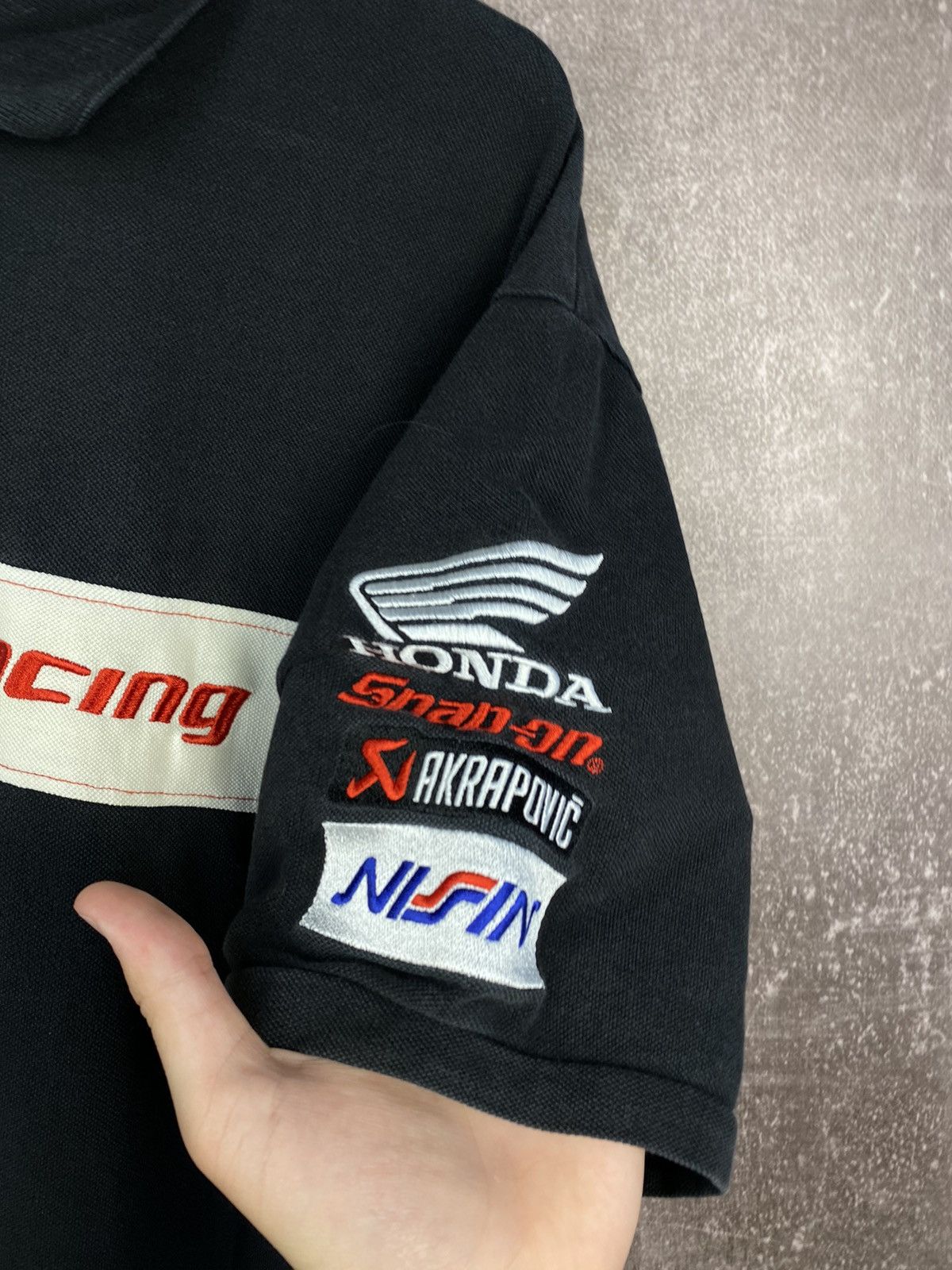 Honda × Japanese Brand × Vintage Vintage y2k 90s Honda Racing polo shirt Size US XL / EU 56 / 4 - 5 Thumbnail