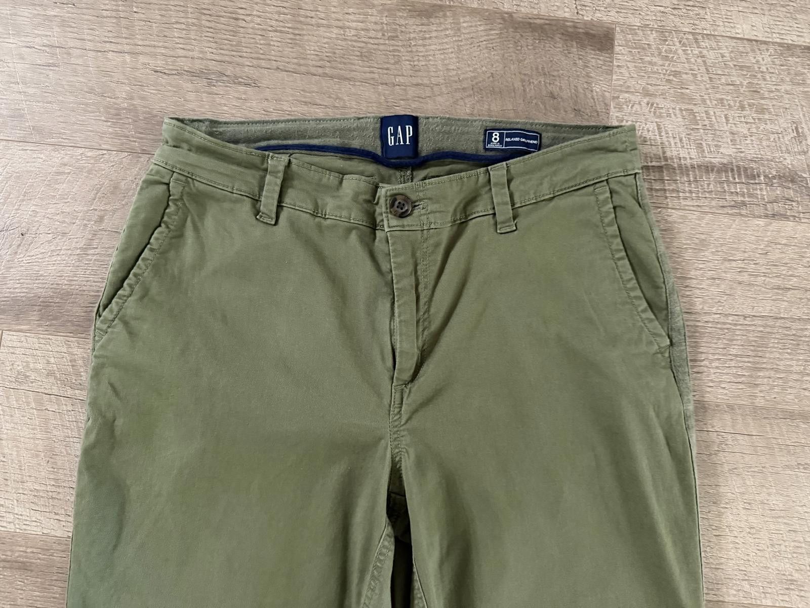 Gap GAP Olive Green Chino Pants Size 8 Size 30" / US 8 / IT 44 - 3 Thumbnail