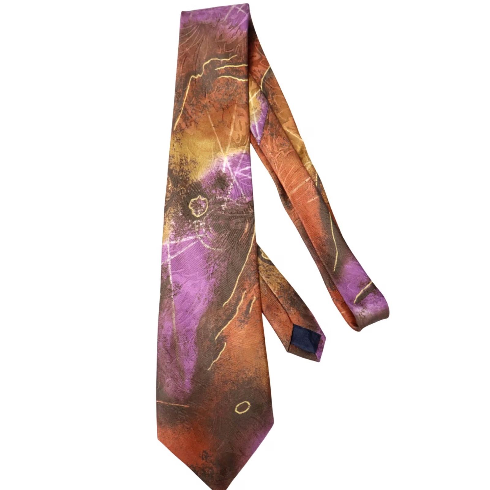 Casablanca Casablanca Tie Men's One Size Pointed Classic Multicolor Patterned Size ONE SIZE - 4 Thumbnail
