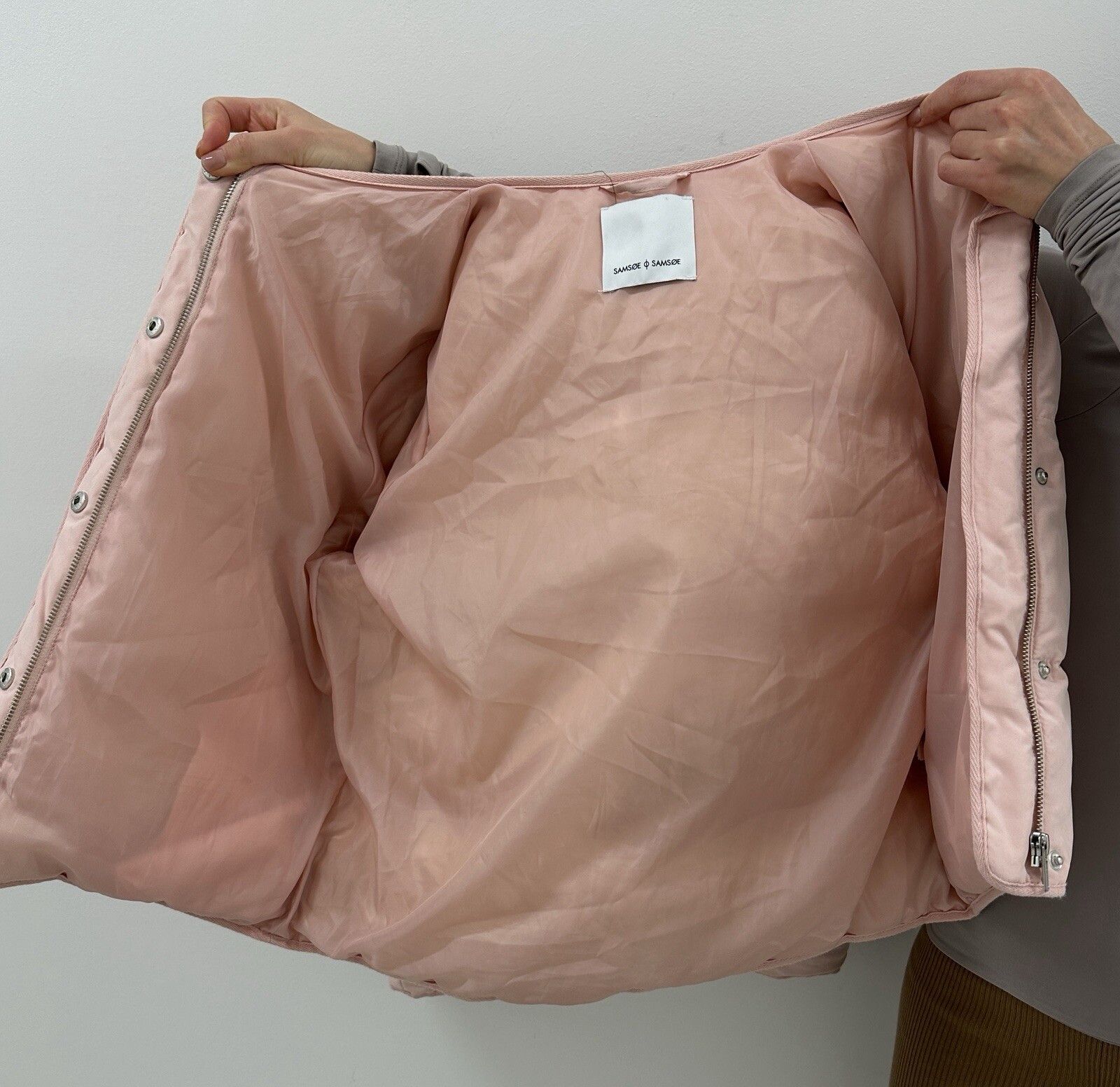 Samsoe Samsoe DDP Samsoe Samsoe Womens Puffer Dean Jacket Pink Size S / US 4 / IT 40 - 12 Thumbnail