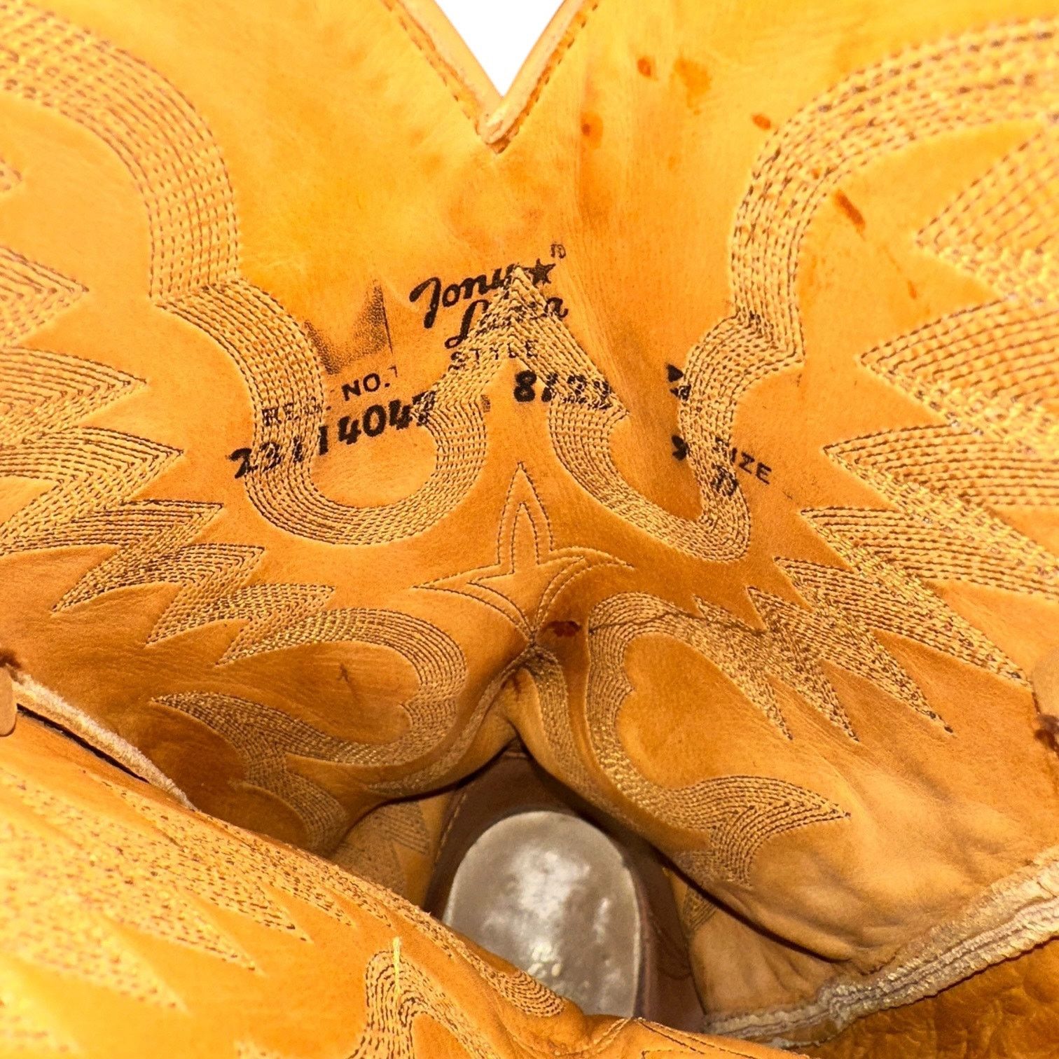 Tony Lama Vintage Tony Lama Full Quill Ostrich Cowboy Boots - Men’s 9D Size US 9 / EU 42 - 5 Thumbnail