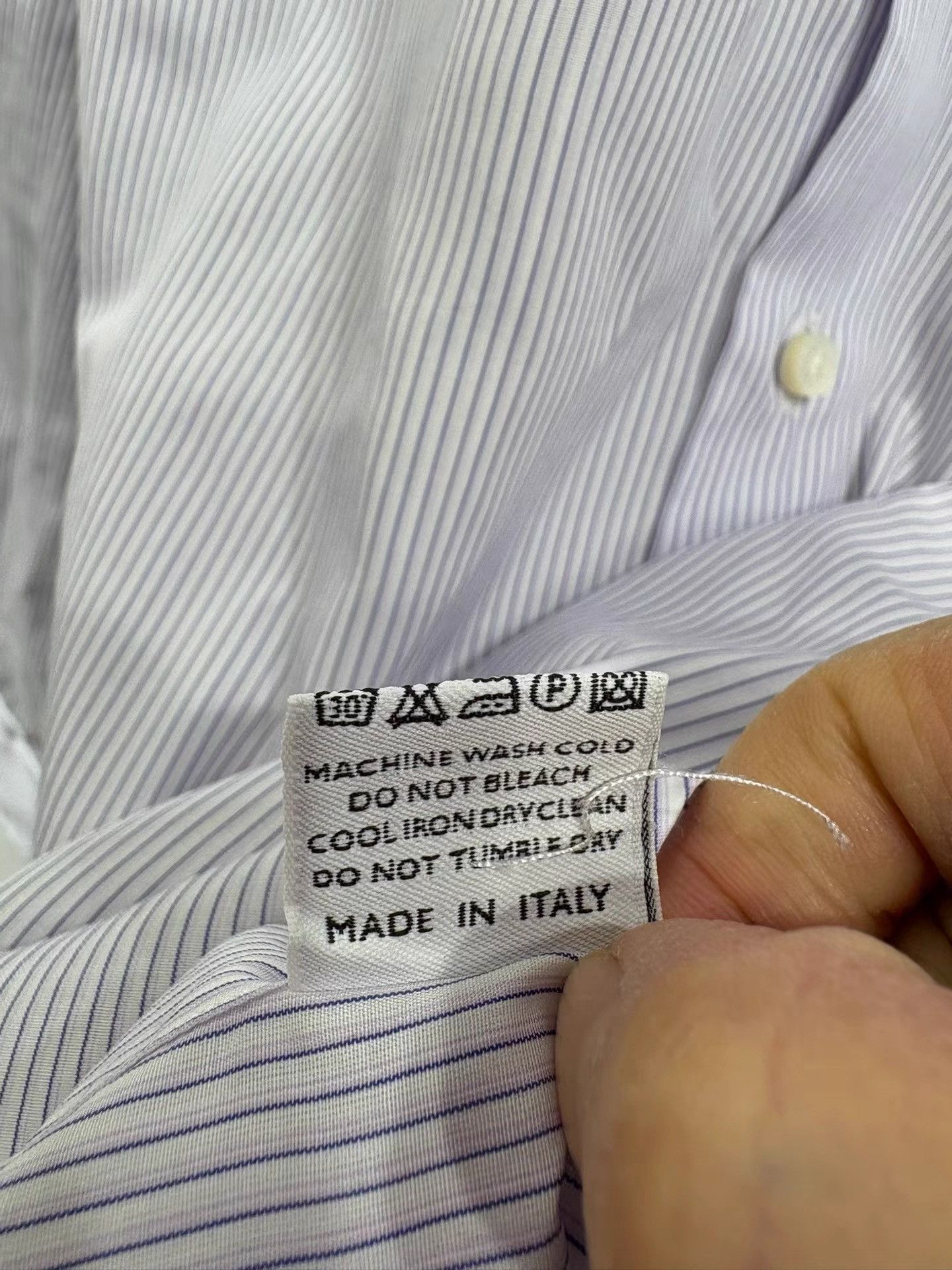 Canali CANALI Long Sleeve Shirt K29 Size US XXS / EU 40 - 5 Thumbnail