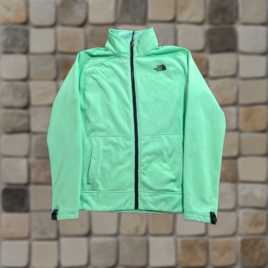 The North Face The North Face Jacket Womens Small Beige Logo Full Zip Raglan Mock Neck Size XS / US 0-2 / IT 36-38 - 1 Thumbnail