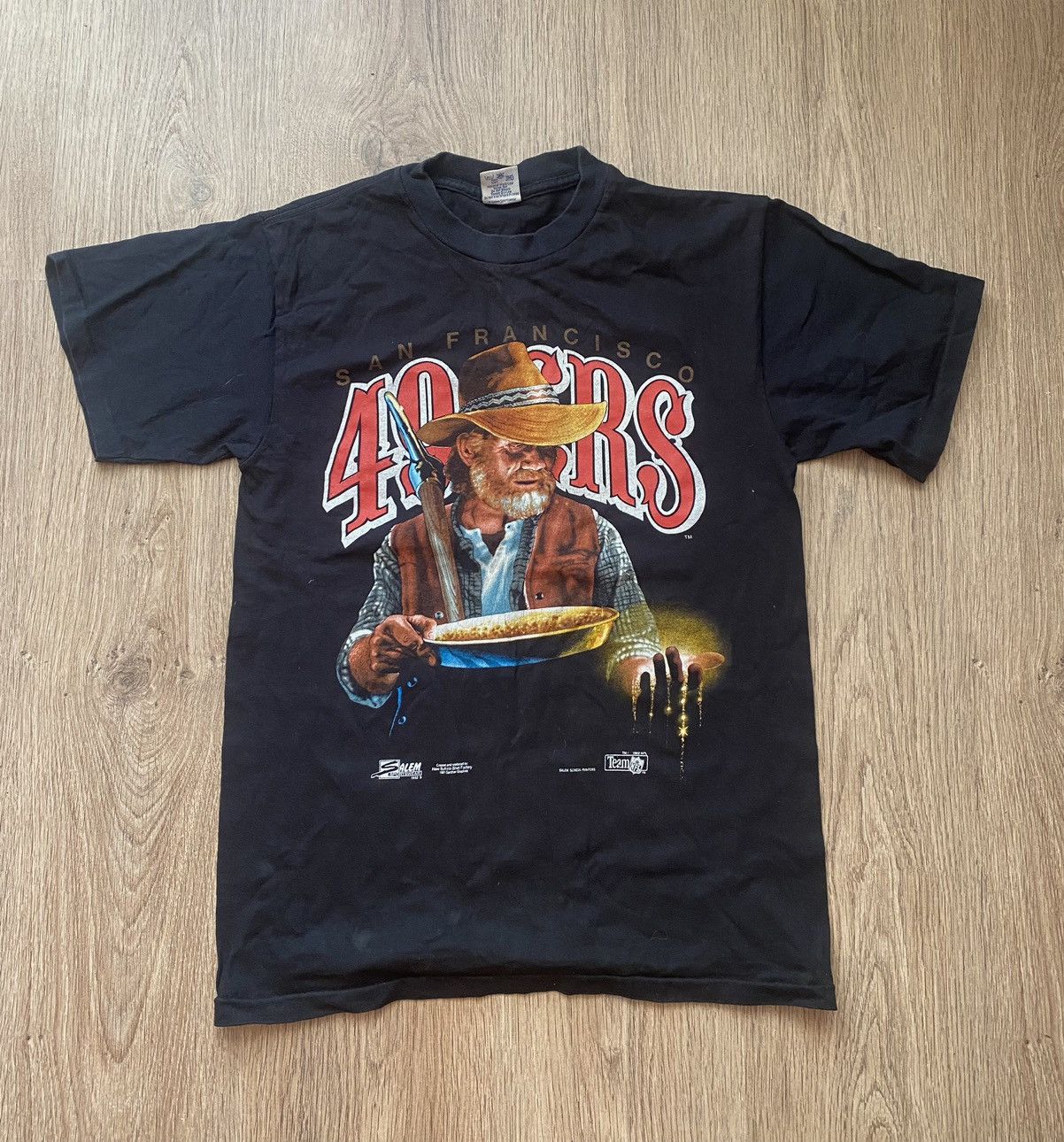 NFL × Vintage 1992 San Francisco 49ers T shirt Salem Sports Wear Vintage Size US M / EU 48-50 / 2 - 1 Thumbnail