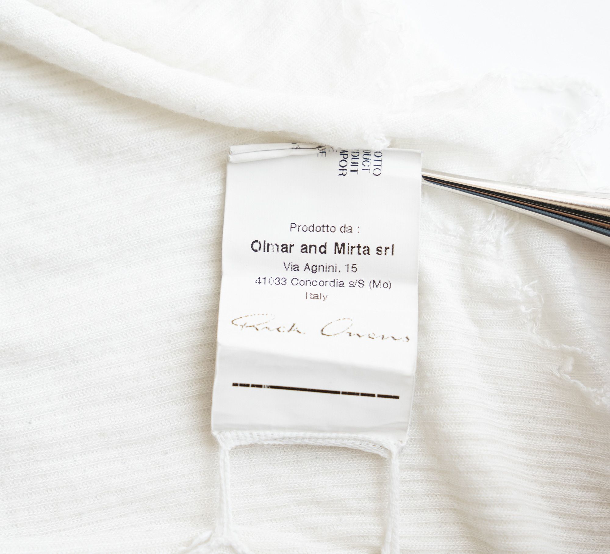Rick Owens Rick Owens 13SS ISLAND BASIC RIB TANK MILK size:S Size US S / EU 44-46 / 1 - 11 Thumbnail