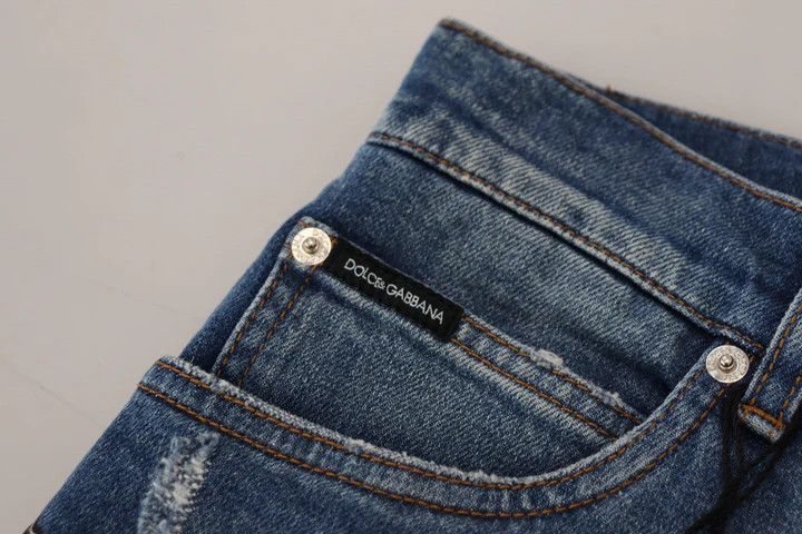 Dolce & Gabbana o1y0125 Denim Short in Blue Size US 40 / EU 56 - 5 Thumbnail
