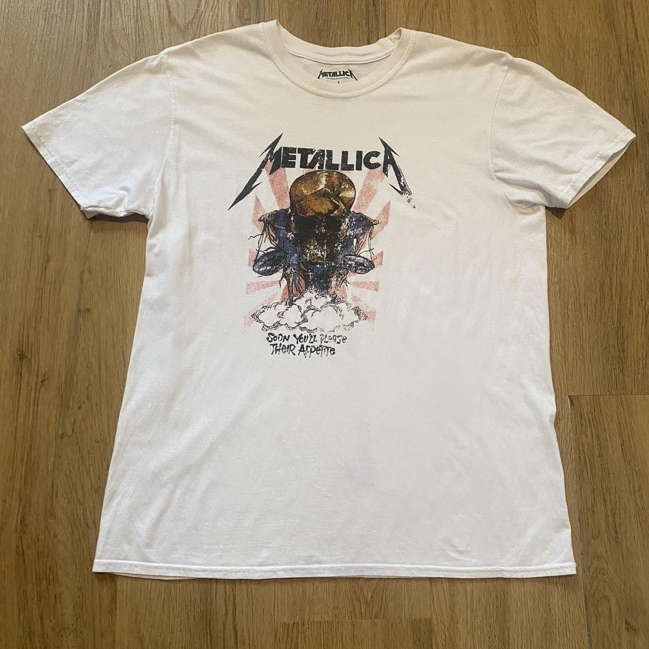 Other Metallica white cotton tee Size US L / EU 52-54 / 3 - 1 Thumbnail