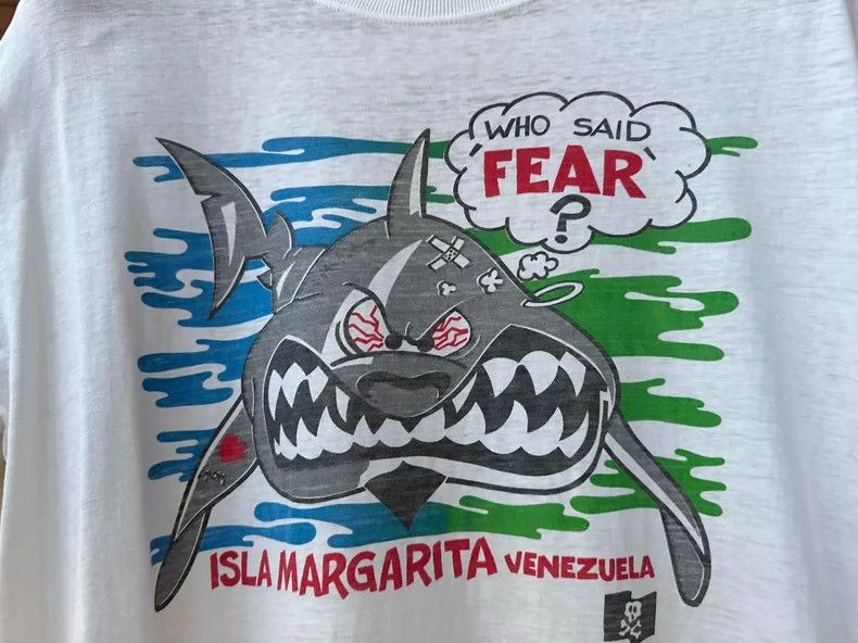 Vintage Vintage Tee 90s Who said fear 2505-Nextarrow Size US L / EU 52-54 / 3 - 4 Thumbnail