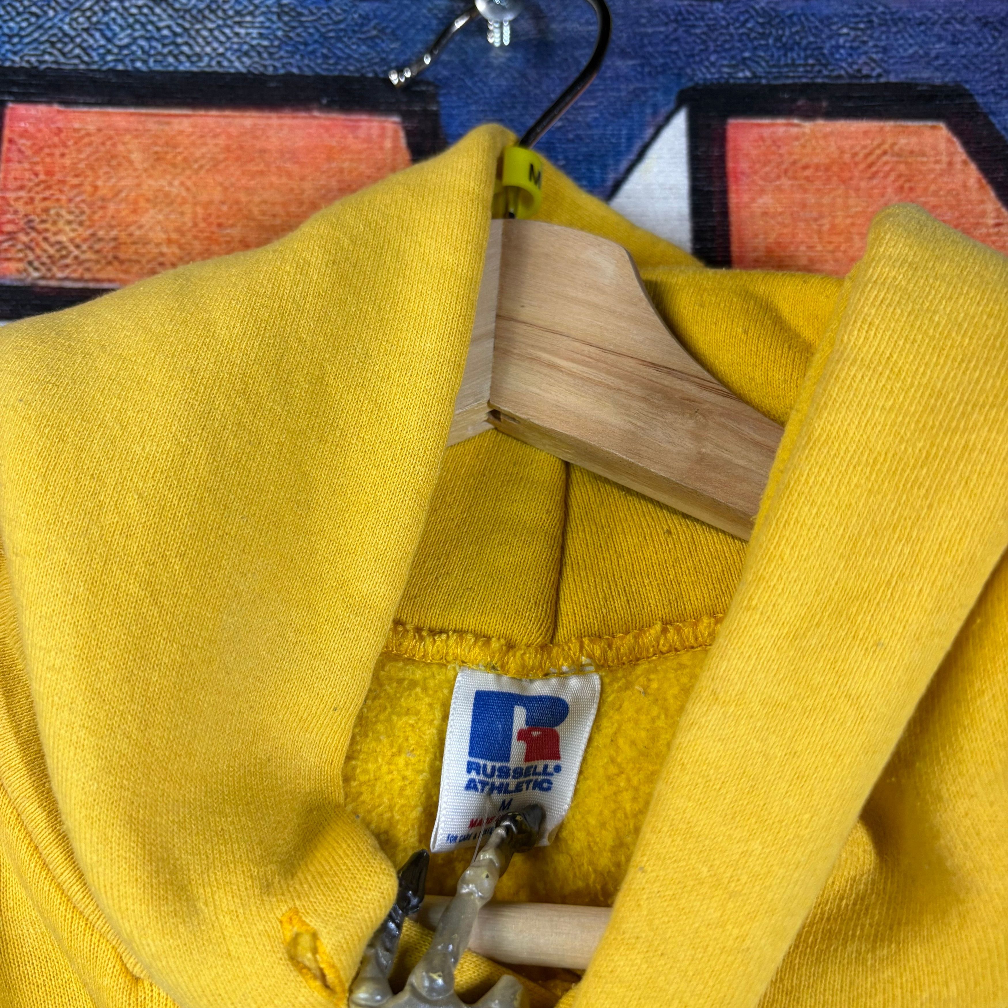 Vintage Vintage 1980s Yellow LSU Tigers Hoodie SweatShirt Size M Size US M / EU 48-50 / 2 - 2 Thumbnail