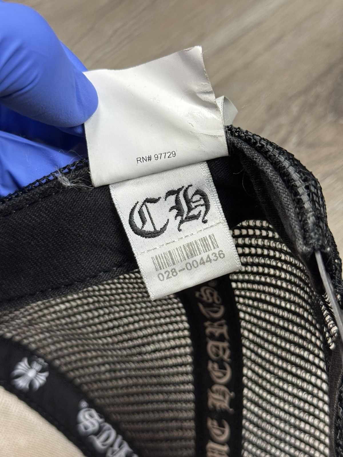 Chrome Hearts Chrome Hearts F*CK Hollywood Trucker Hat Black/White Size ONE SIZE - 11 Thumbnail