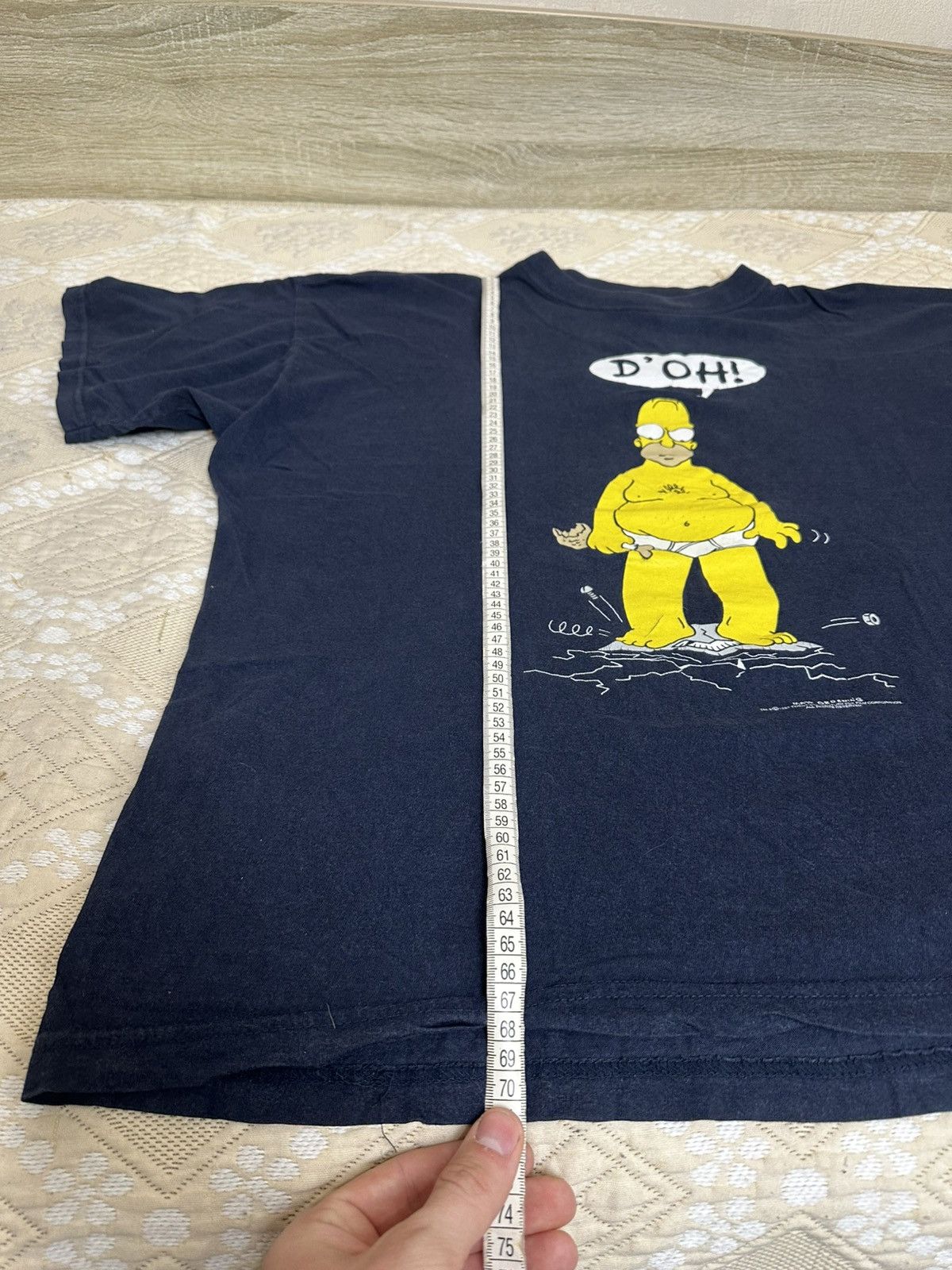The Simpsons 🔥 1997 The Simpsons Homer Bart Cartoon USA Movie TV Shirt Size US XL / EU 56 / 4 - 16 Thumbnail