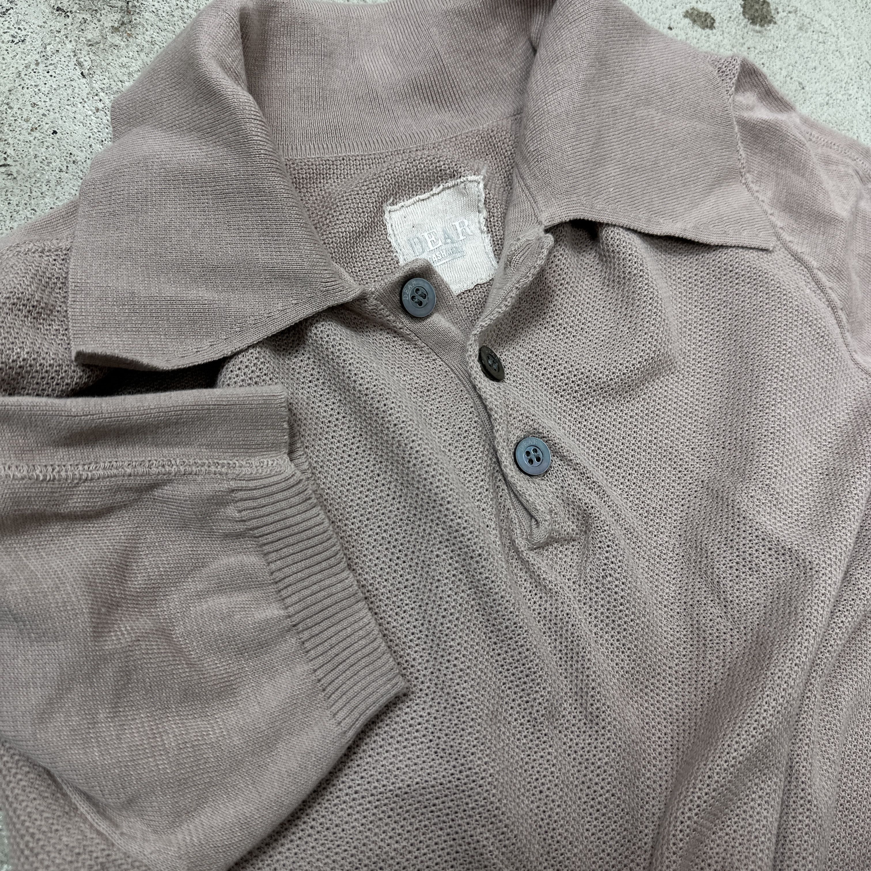 Vintage Vintage Cashmere Dear Cashmere Polo Sweater T-shirt Y2K Size US L / EU 52-54 / 3 - 6 Thumbnail