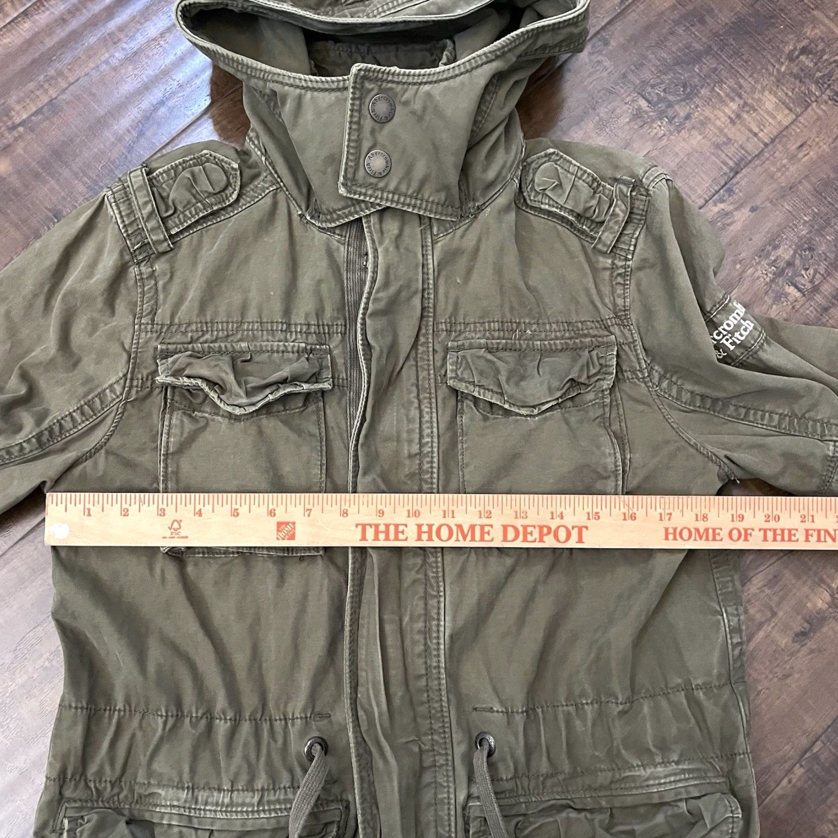 Abercrombie & Fitch VINTAGE Abercrombie & Fitch M65 Army Jacket Men Medium Green Cotton Military Coat Fall Winter Size US M / EU 48-50 / 2 - 7 Thumbnail