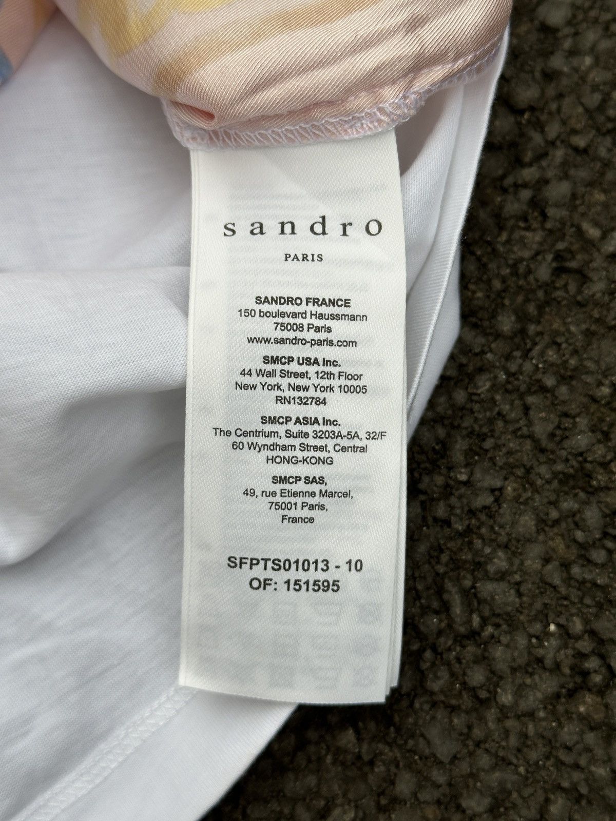 Sandro SANDRO PARIS TSHIRT WITH PRINTED INSERT Size L / US 10 / IT 46 - 5 Thumbnail