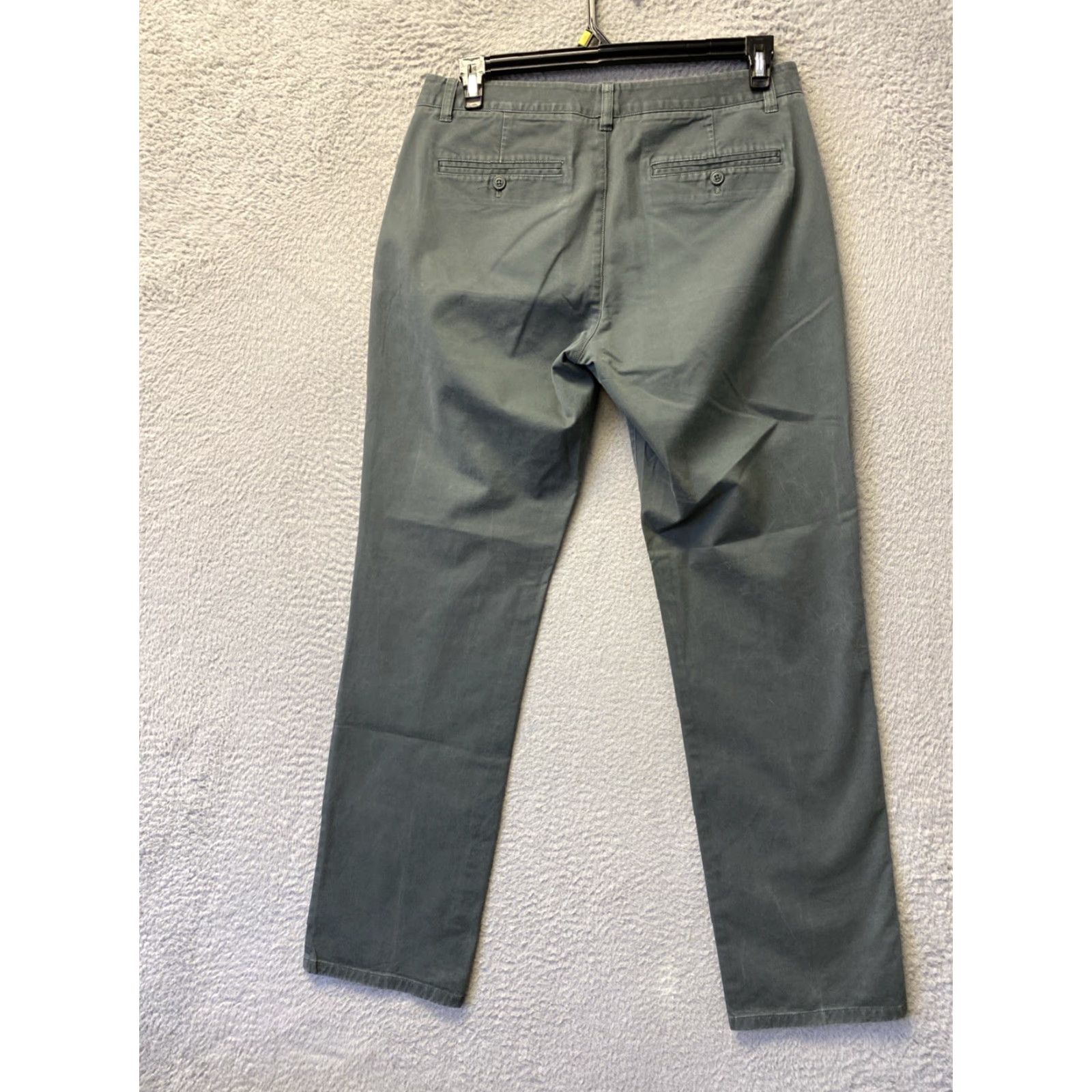 Bonobos Bonobos Chino Pants Mens 33x32 Olive Green Slim fit Straight Leg 32 Inseam Casual Smart-Casual Size US 33 - 6 Thumbnail