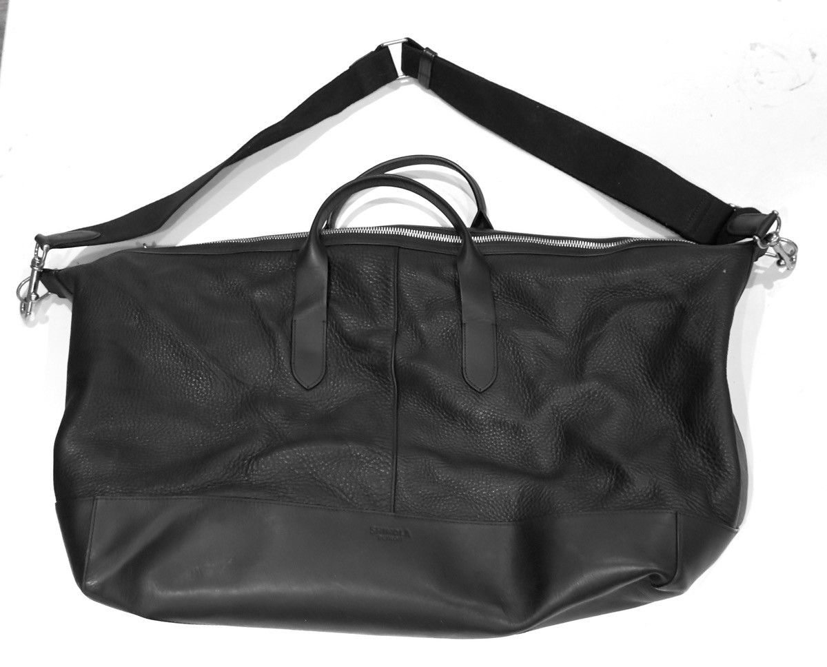 Shinola Shinola - black leather duffle bag - BRAND NEW, NEVER USED Size ONE SIZE - 6 Thumbnail