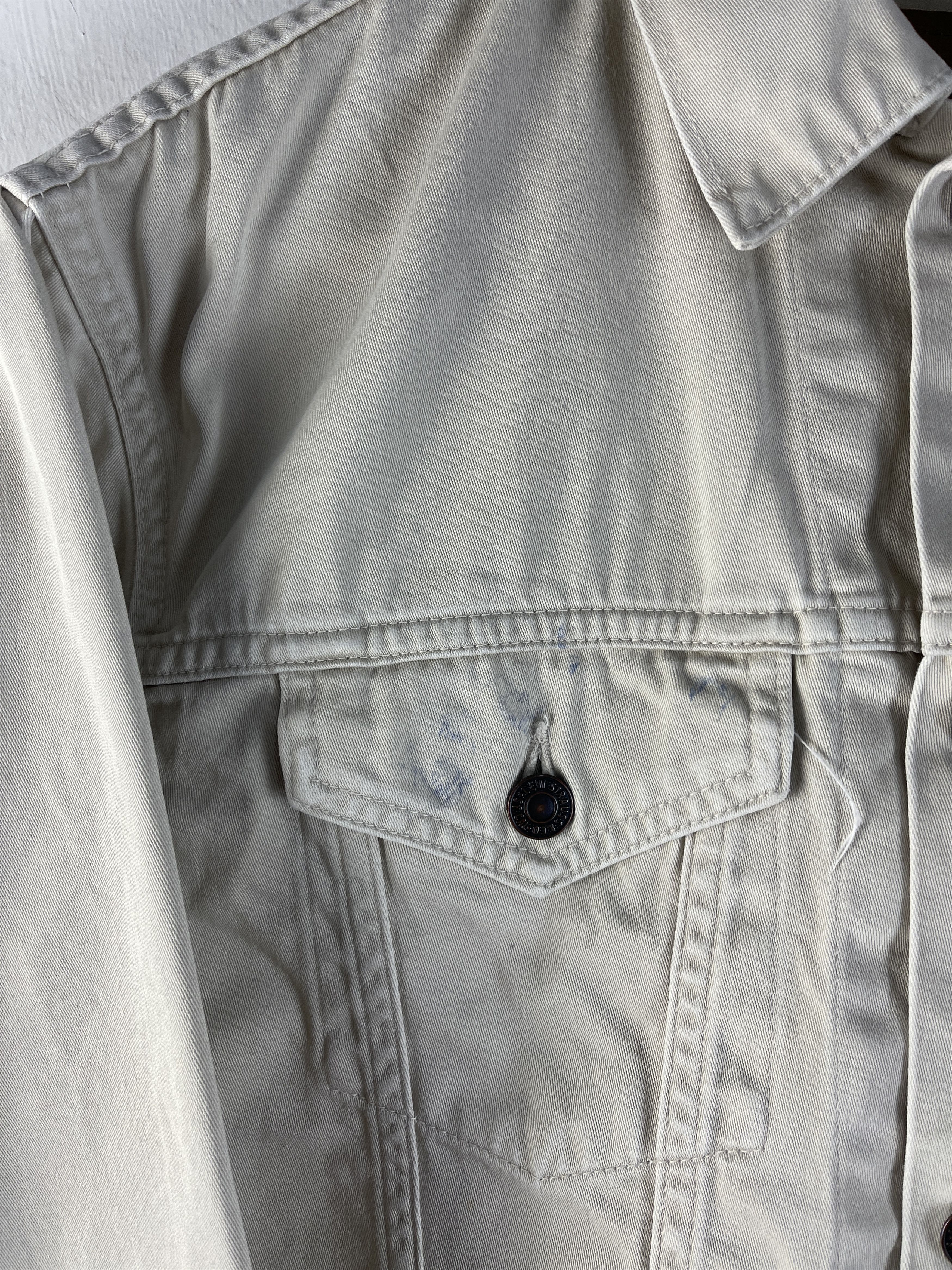 Levi's Levi’s Japan Type III Trucker Jacket Cream Ivory Denim Size US M / EU 48-50 / 2 - 13 Thumbnail