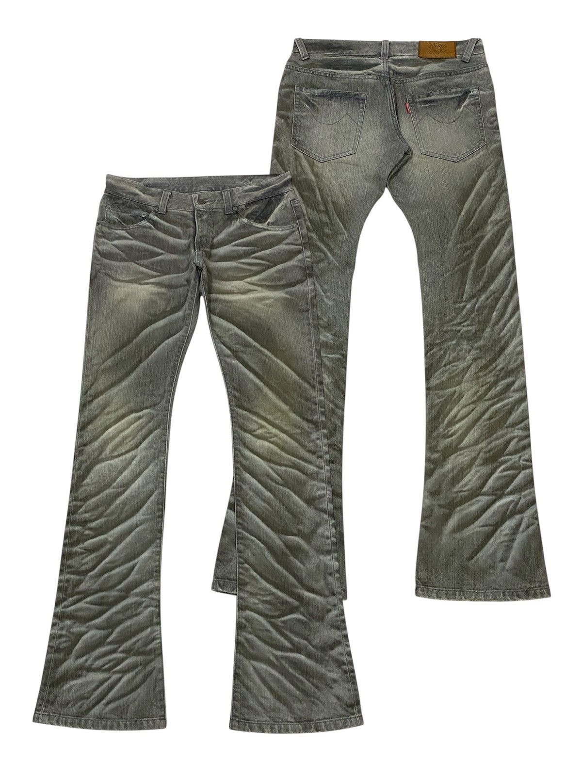 Tornado Mart 💃Tornado Mart Smokey Bootcut Denim Pants Size 30" / US 8 / IT 44 - 1 Thumbnail