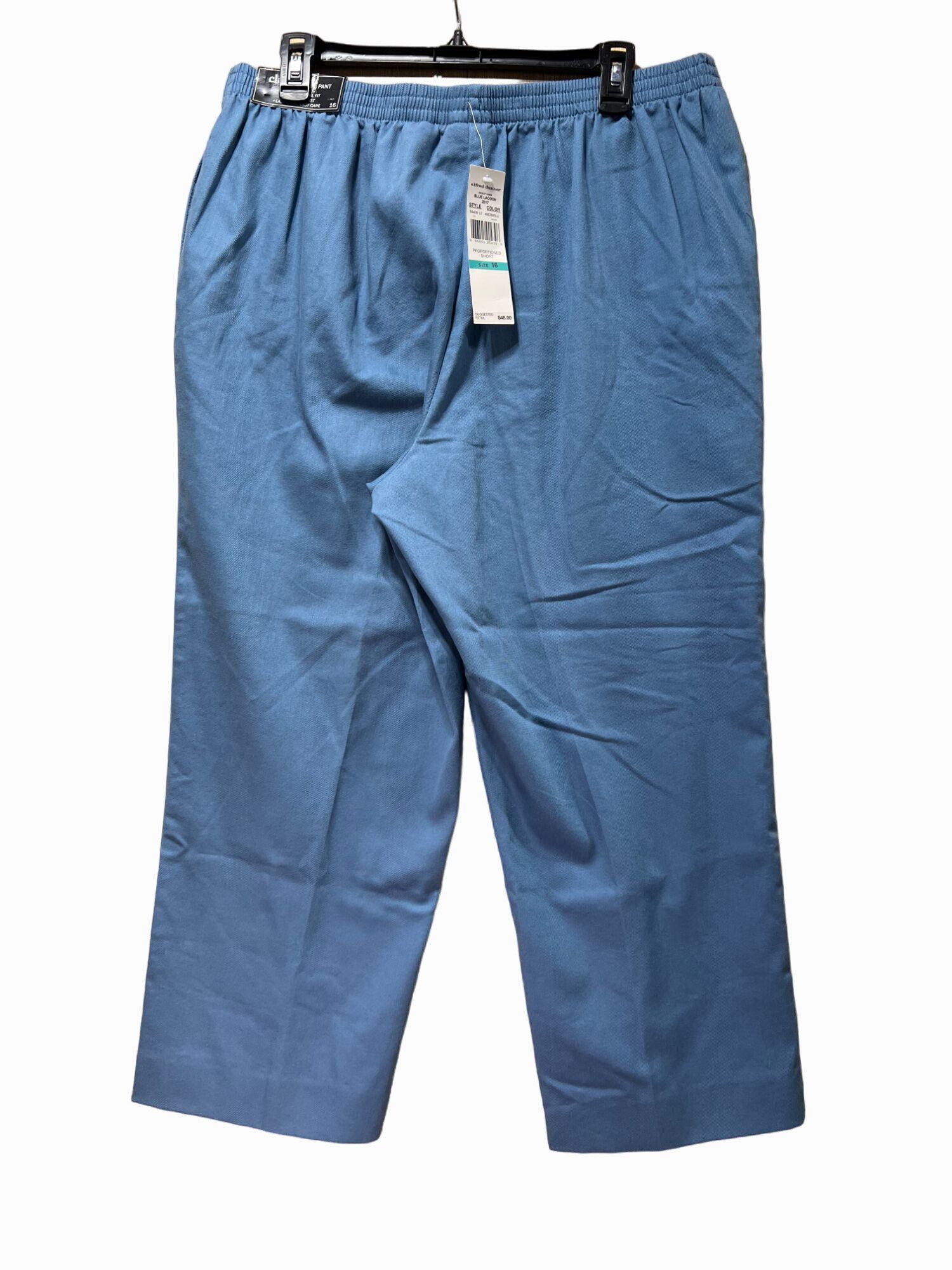 Other Alfred Dunner Women's Pull-On Elastic Waist Pant - Light Blu Size 38" / US 16 / IT 52 - 2 Thumbnail