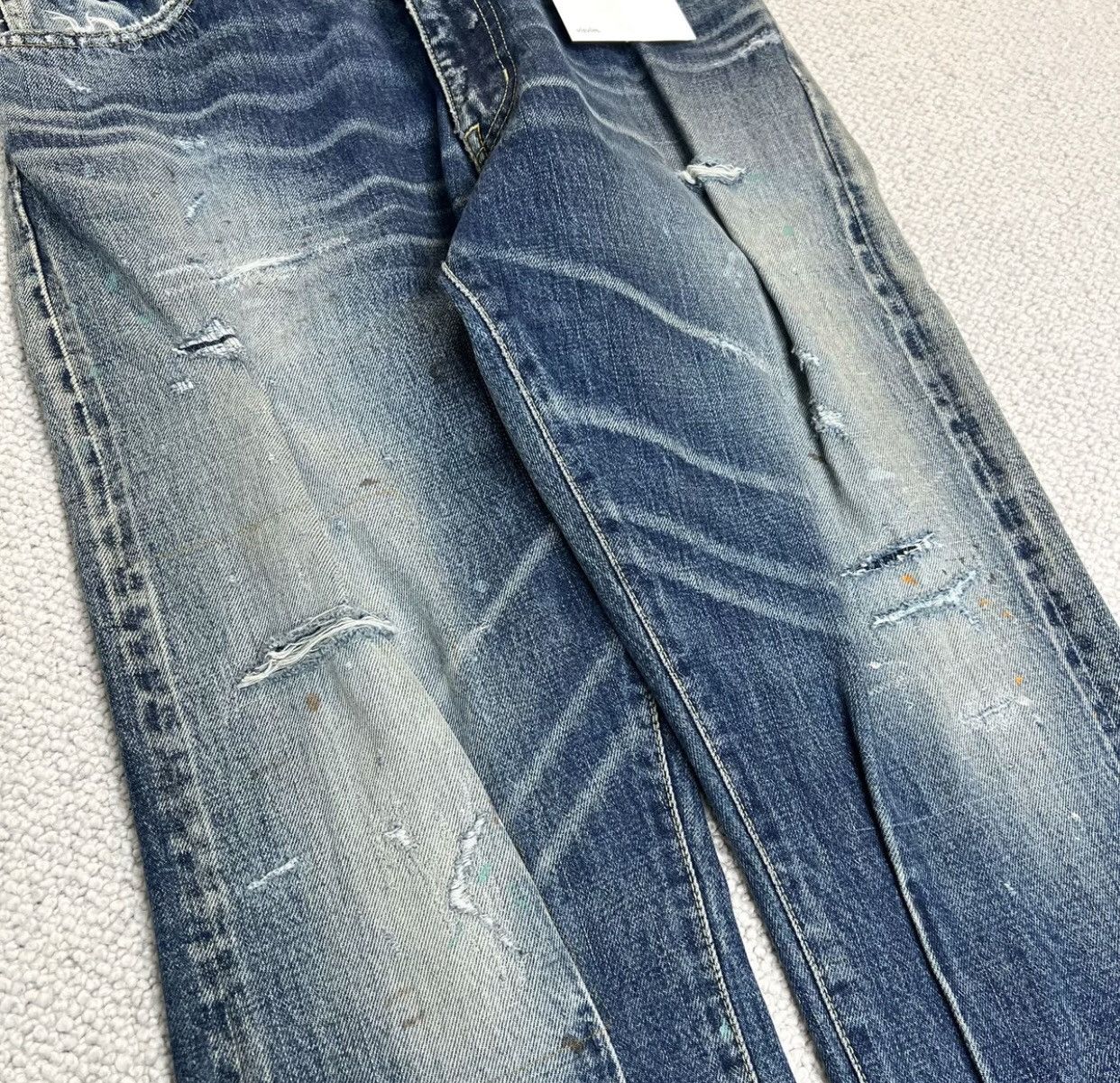 Visvim VISVIM JOURNEYMAN PANTS TACKED DMGD-27 Broken Used Jeans Size US 30 / EU 46 - 6 Thumbnail