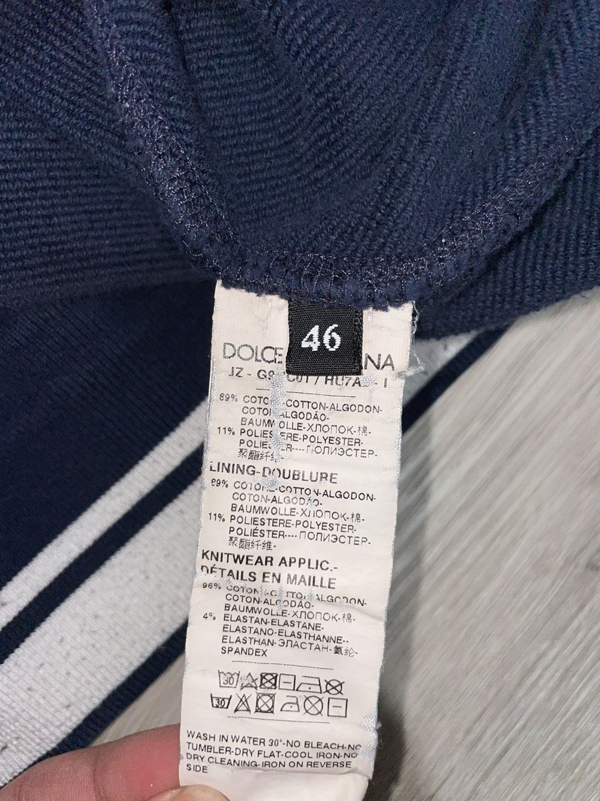 Dolce & Gabbana Dolce & Gabbana Hoodie Navy Blue Size M Size US M / EU 48-50 / 2 - 4 Thumbnail