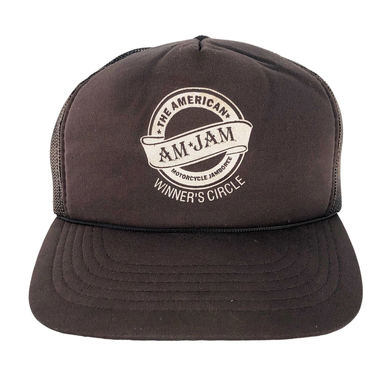 Vintage 90s Am Jam American Motorcycle Jamboree trucker hat vintage Size ONE SIZE - 1 Thumbnail