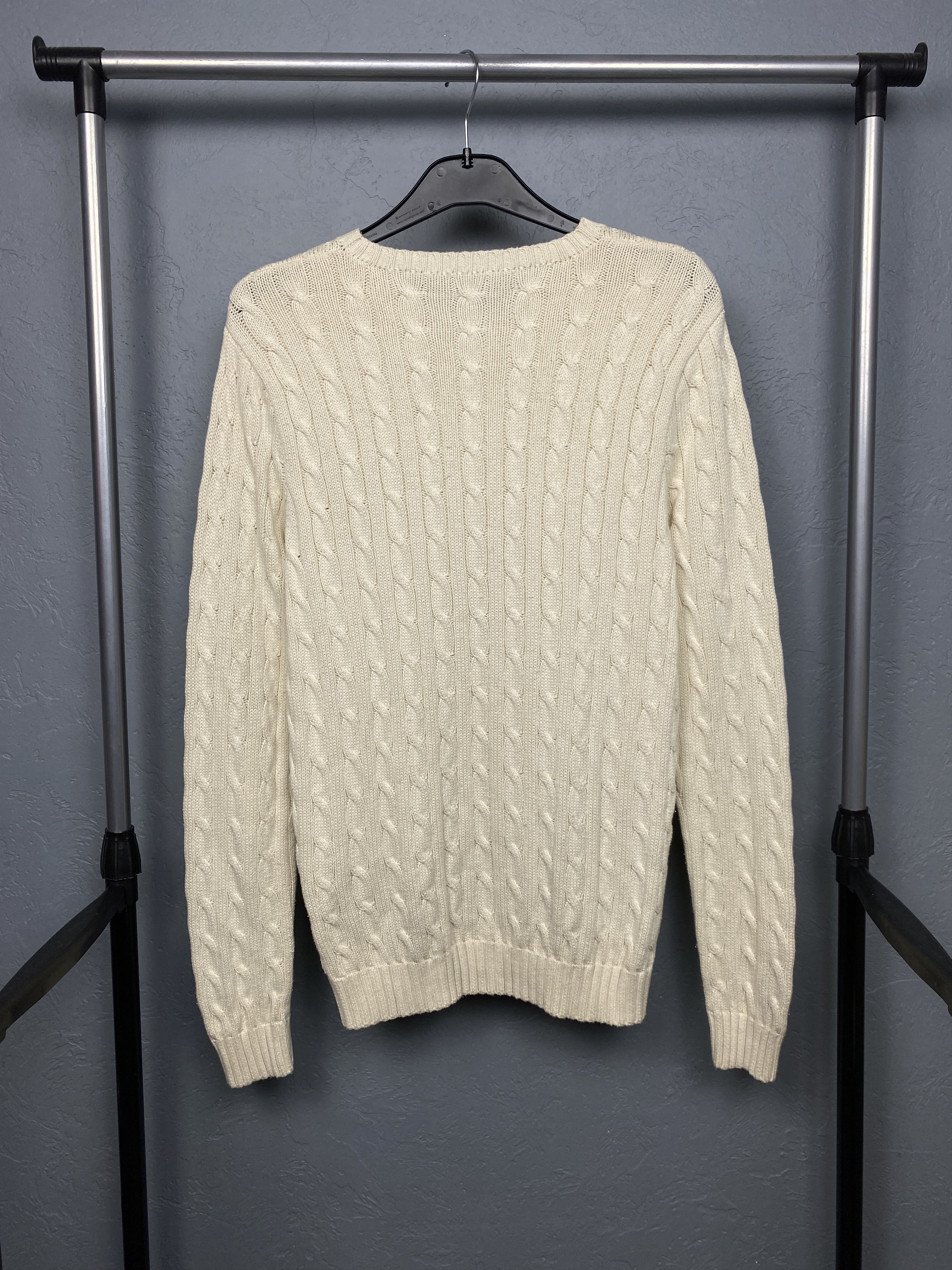 Polo Ralph Lauren × Ralph Lauren × Vintage Polo Ralph Lauren Vintage Womens Crew Neck Knit Sweater Size L / US 10 / IT 46 - 7 Thumbnail