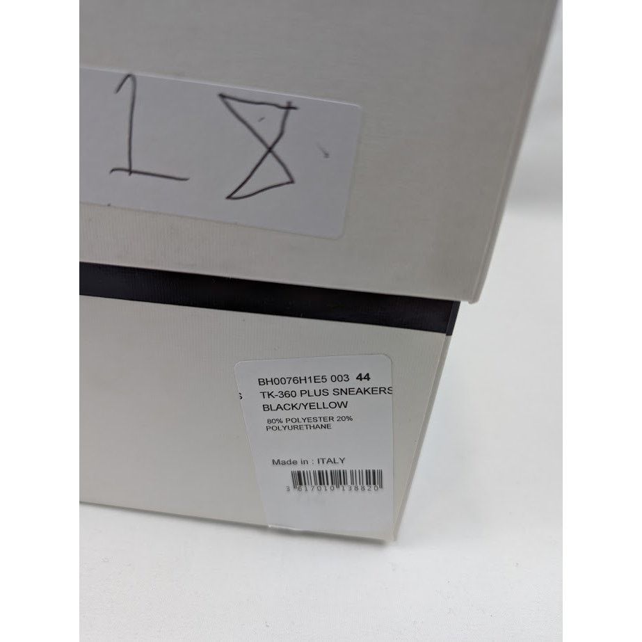 Givenchy o1rshd1 TK-360 Plus Sneakers in Black/Yellow Size US 11 / EU 44 - 18 Thumbnail