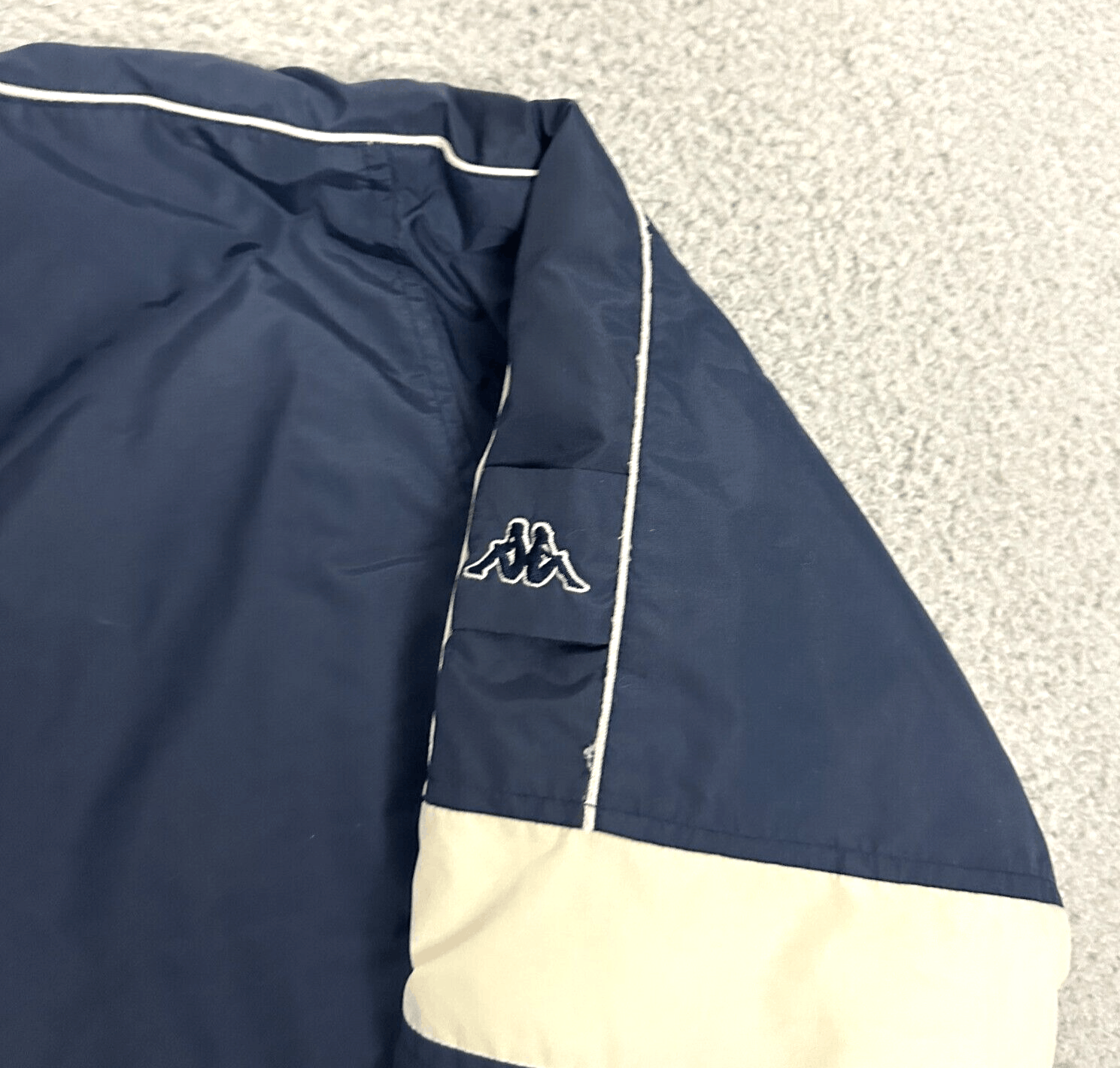 Kappa Vintage KAPPA Puffer Jacket Snap Buttons Navy Blue Size US M / EU 48-50 / 2 - 8 Thumbnail
